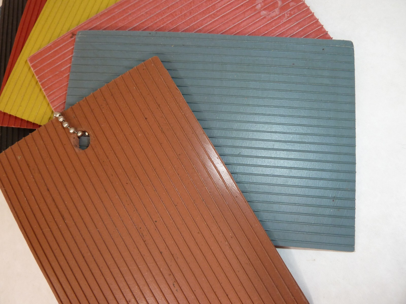 Vintage Ace Rubber Products Salesman Sample Floor Mat Swatches1950s 3″x 4.25″