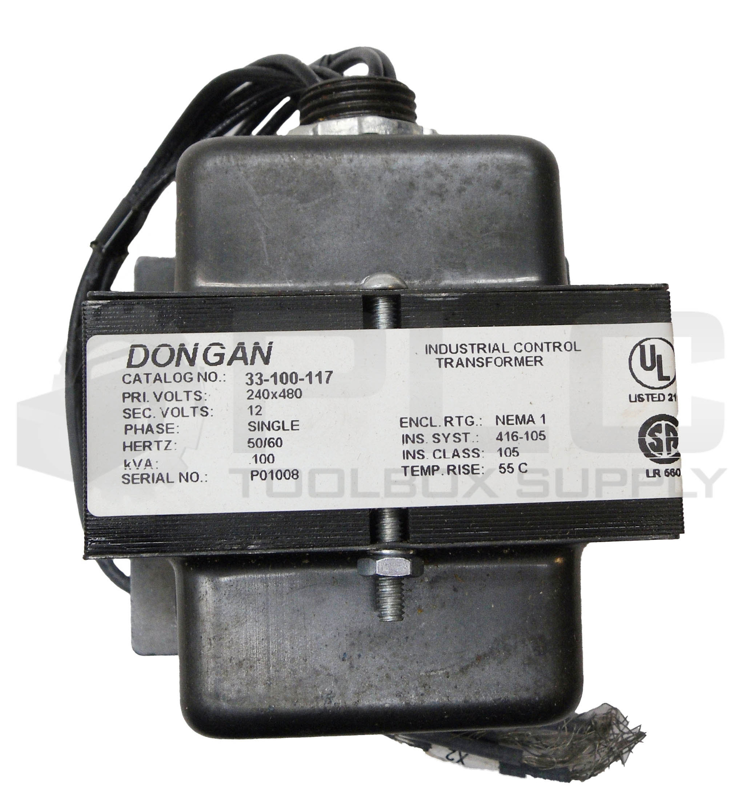 NEW DONGAN 33-100-117 INDUSTRIAL CONTROL TRANSFORMER 240-480V 1PH 50/60HZ *READ*
