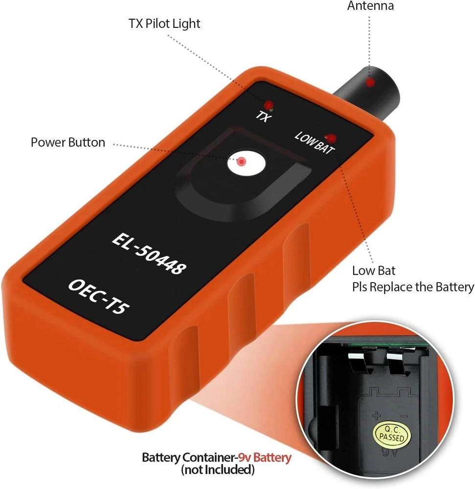 Universal Tpms Relearn Tool,system Programming Training,oec-t5 Tire Pressure Mon