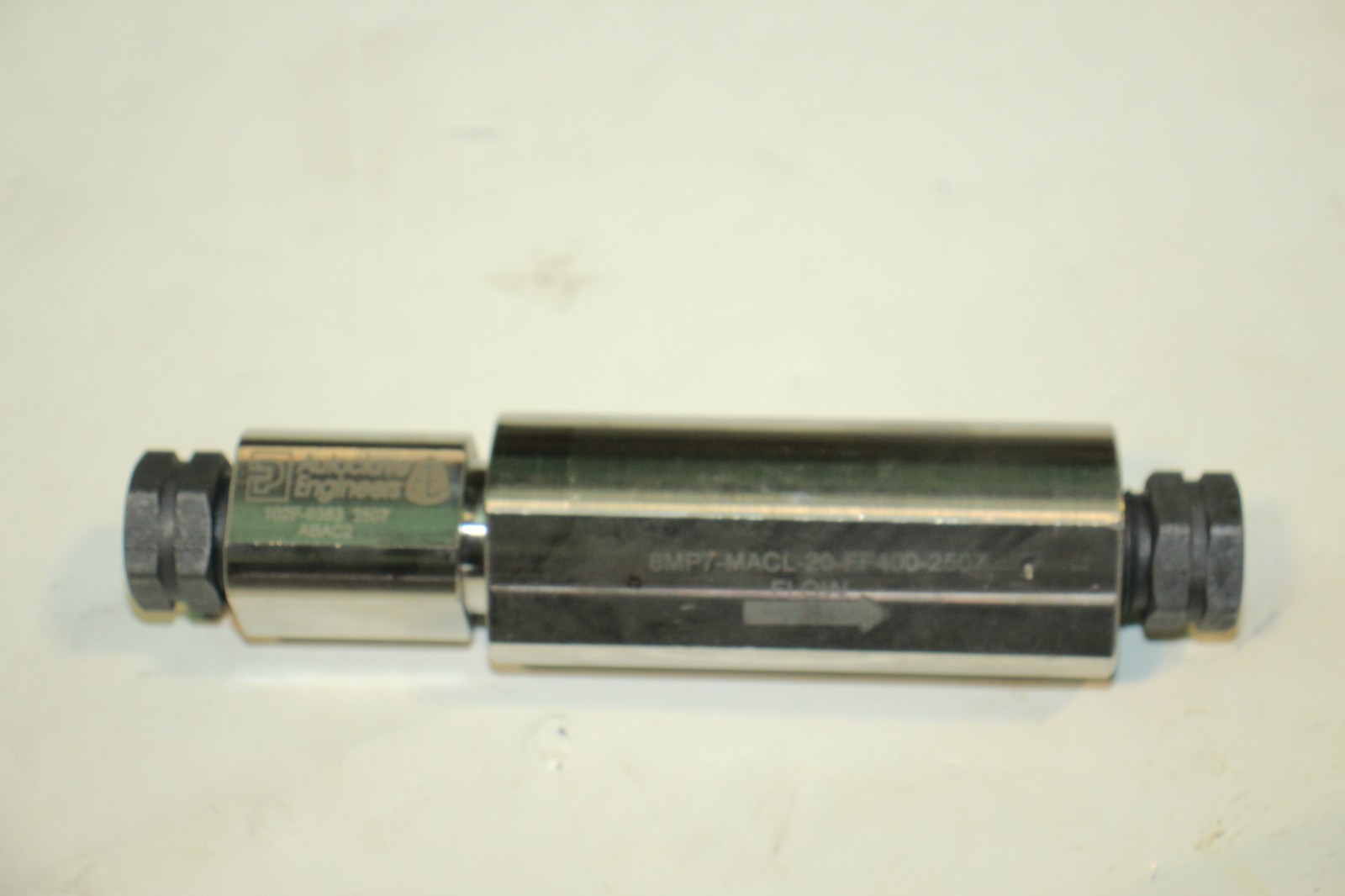 Autoclave Engineers 102F-6383 2507 ABAC2 8MP7-MACL-20-FF400-2507 Check Valve