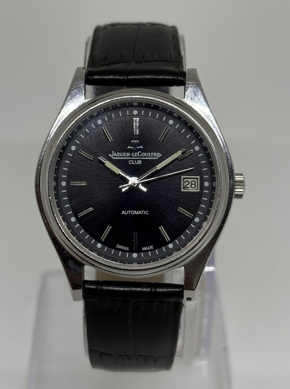 Vintage Jaeger-LeCoultre 25 Jewels Automatic Swiss Made Men’s Watch Black Dial