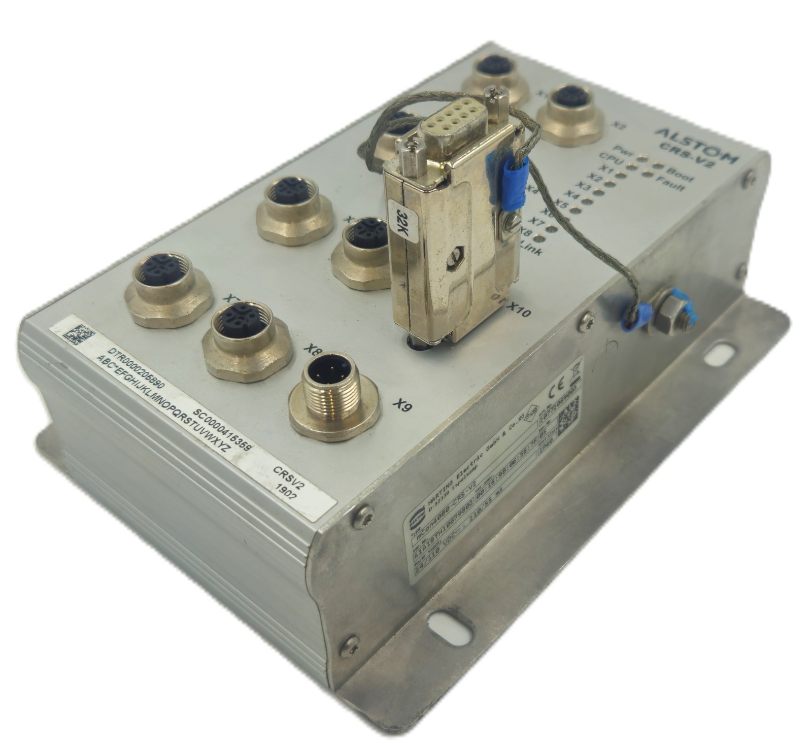 ALSTOM CRS-V2 ETHERNET SWITCH MCON4080-CRS-V2 FAST SHIPPING