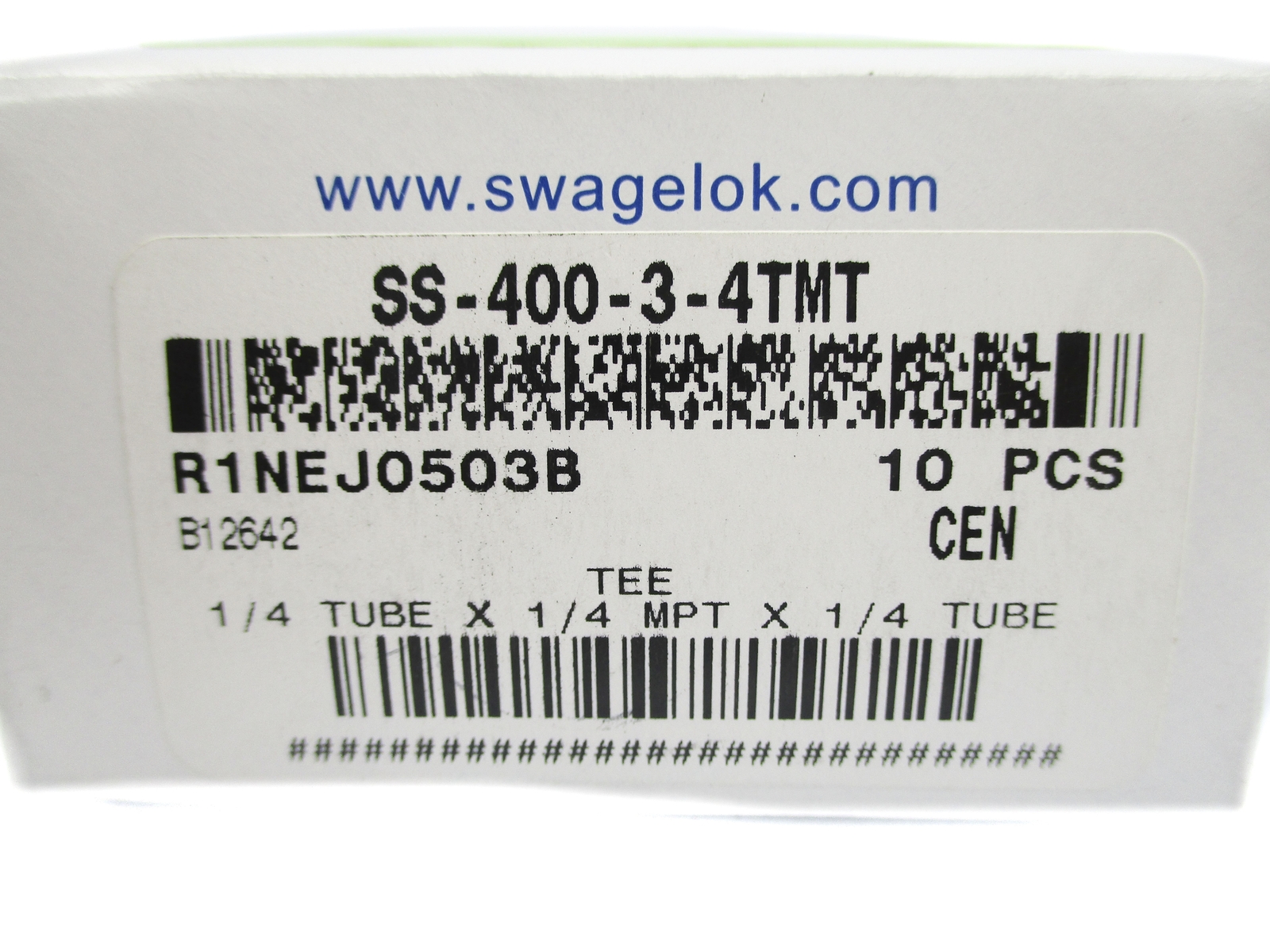 SWAGELOK SS-400-3-4TMT (PKG OF 10) NSMP