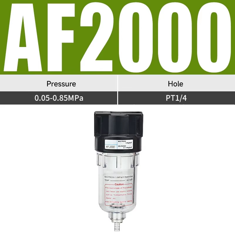 AFC2000 Air Compressor Regulator G1/4 Oil and Water Separator Air Filter Reduce