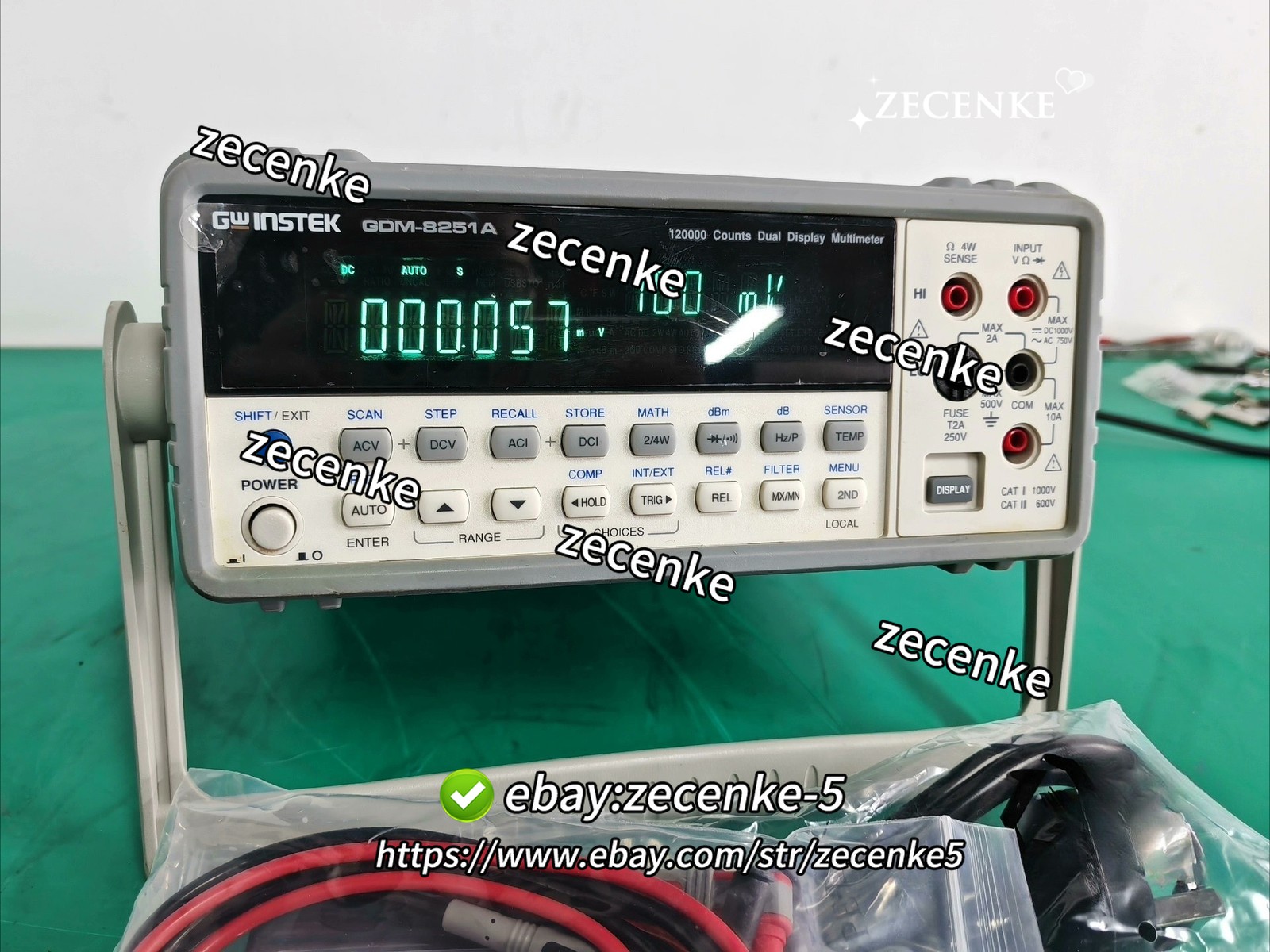 1PCS GW Instek GDM-8251A GDM8251A Dual Display Multimeter