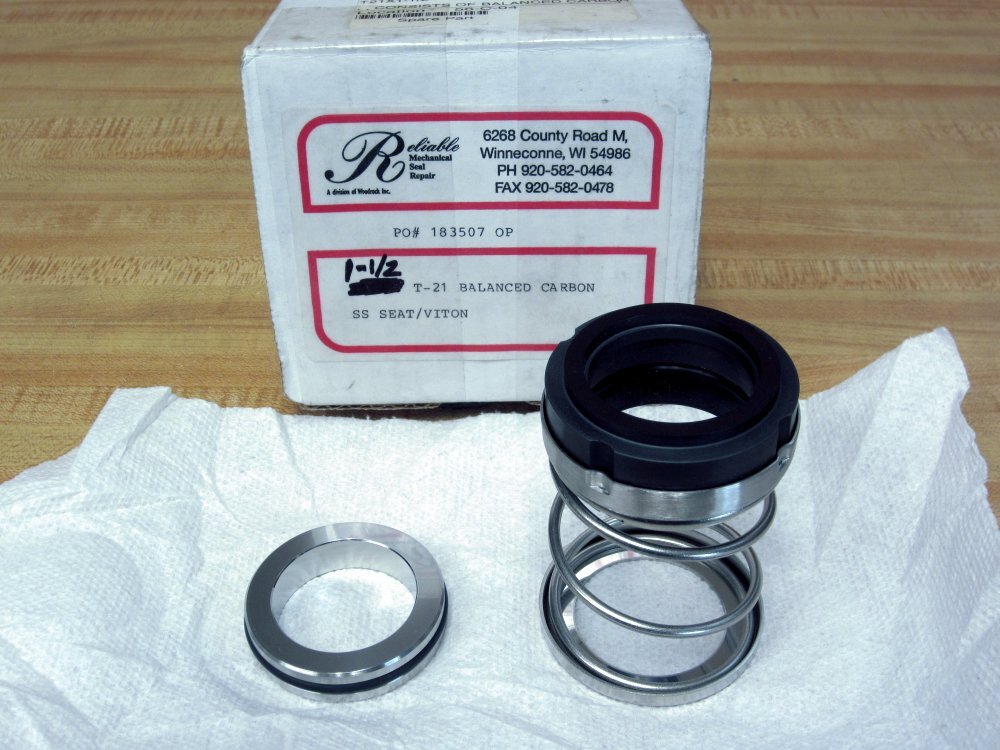 Woodrock 1252682 Reliable Mechanical Seal T21x1-1/2 RMS-T21 1-1/2″