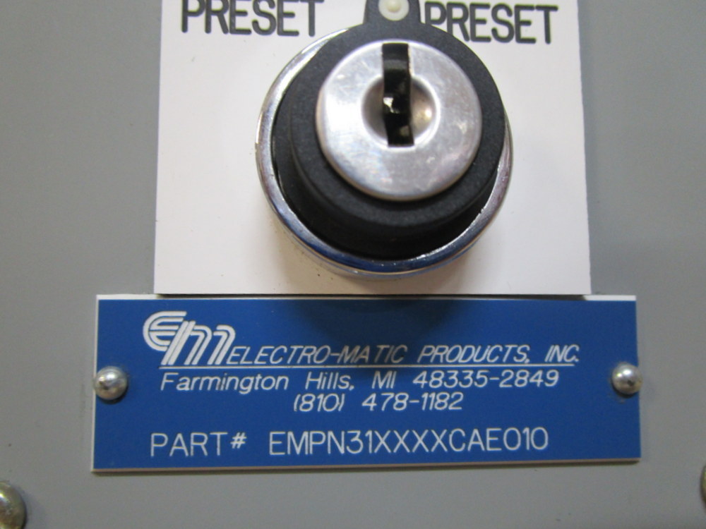 Em Electro Matic EMPN31XXXXCAE010 Disconnect Switch
