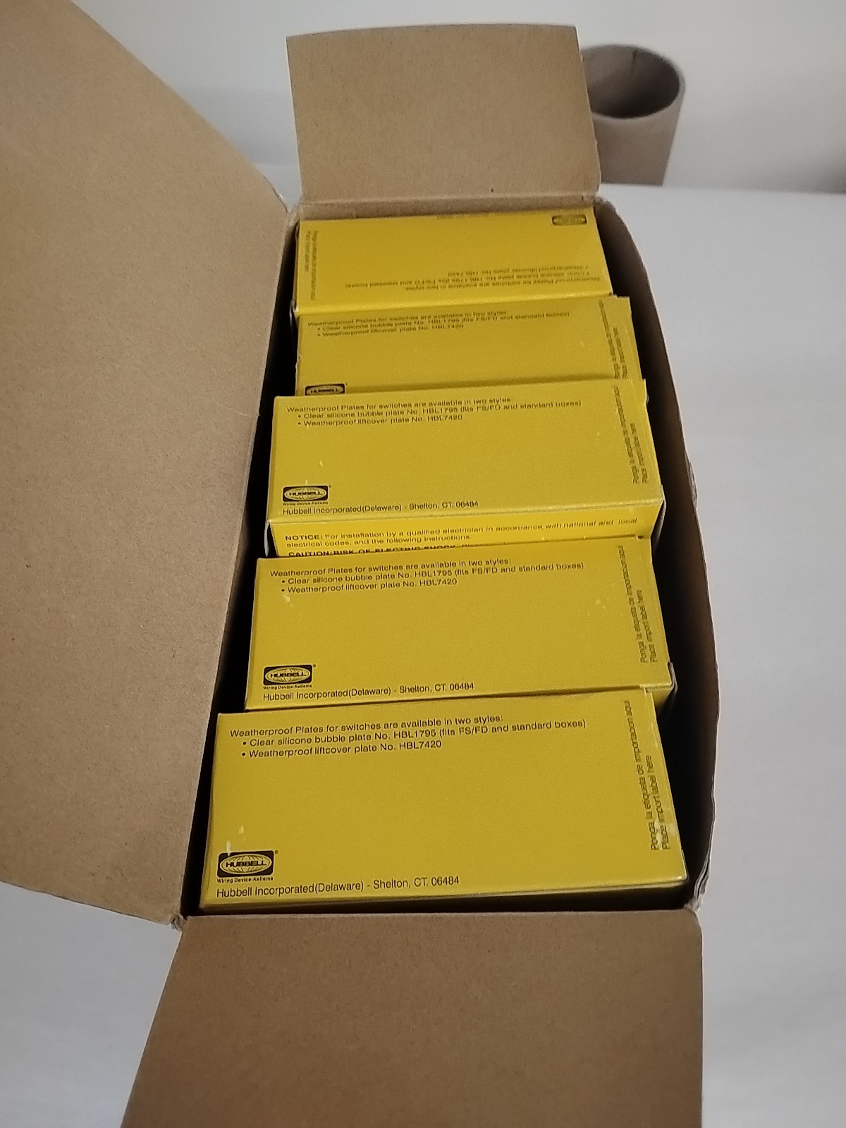 (10) Hubbell CSB420W 20A 120/277VAC 4-Way Spec Grade Toggle switch. New