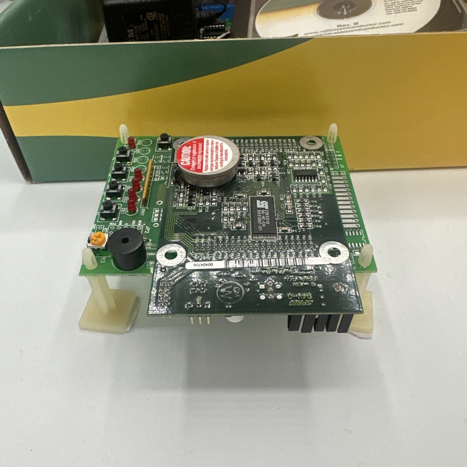 Rabbit 2000 JackRabbit Development Kit Z-World Dynamic C Controller Untested