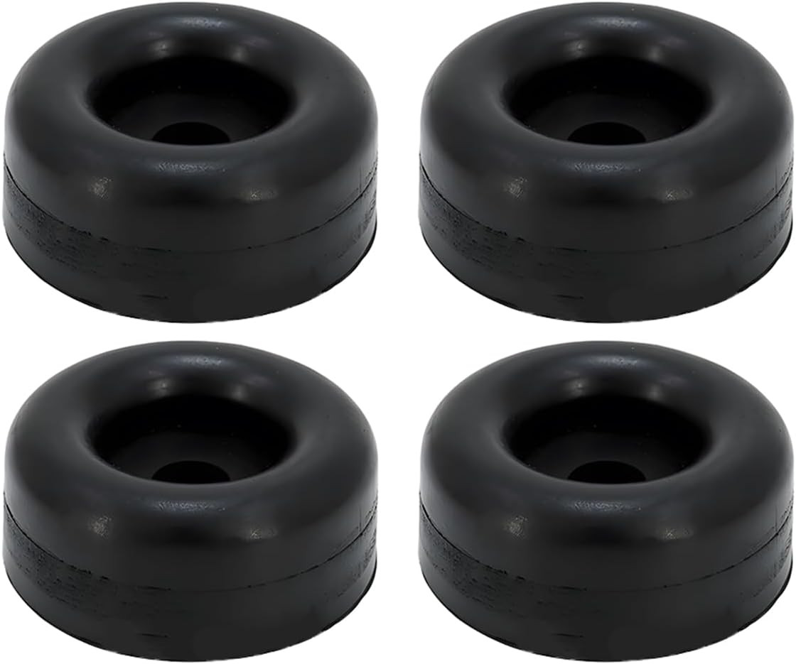 4PCS Trailer Ramp Door Bumper, 2.5 Inches Rubber round Car Bump Stops, Vehicle V