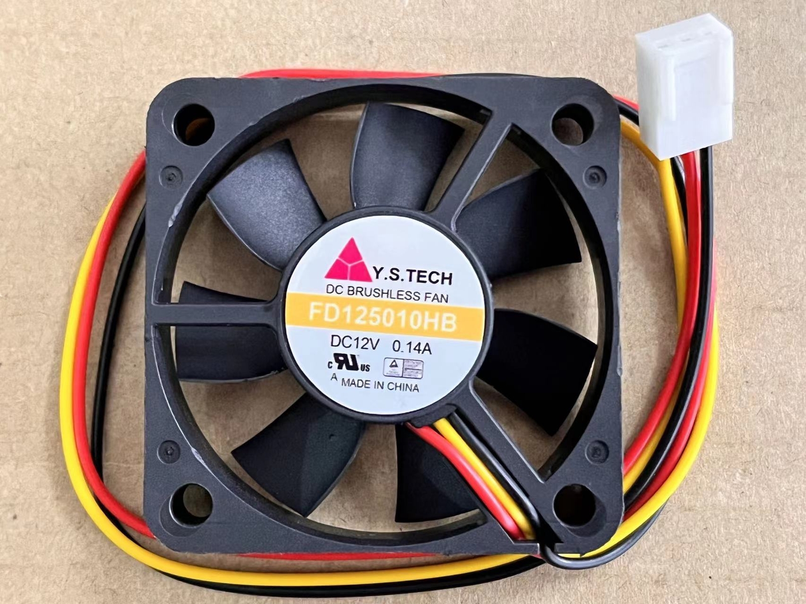 1pcs Y.S.TECH FD125010HB 12V 0.14A 50*50*10 double ball cooling fan