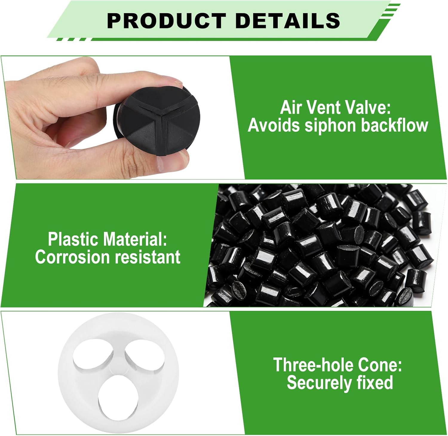 6Pcs V-551-A Vacuum Breaker Repair Kit Compatible with Sloan Regal Flushometers,
