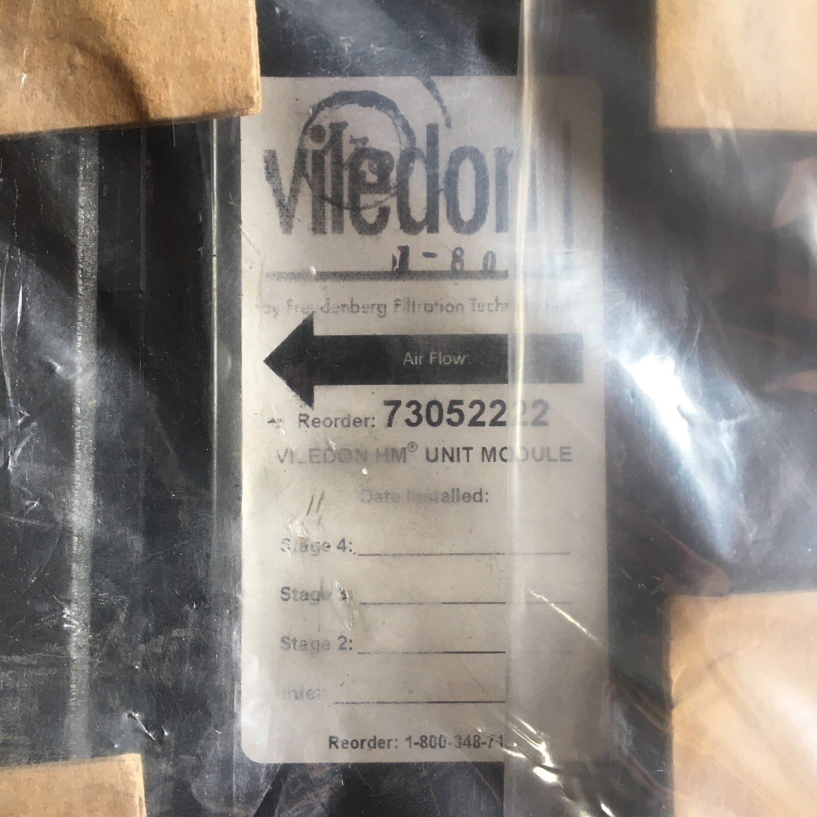 FREUDENBERG 73052222 VILEDON HM MODULE 6X6 FILTER SHIPPING AVAILABLE