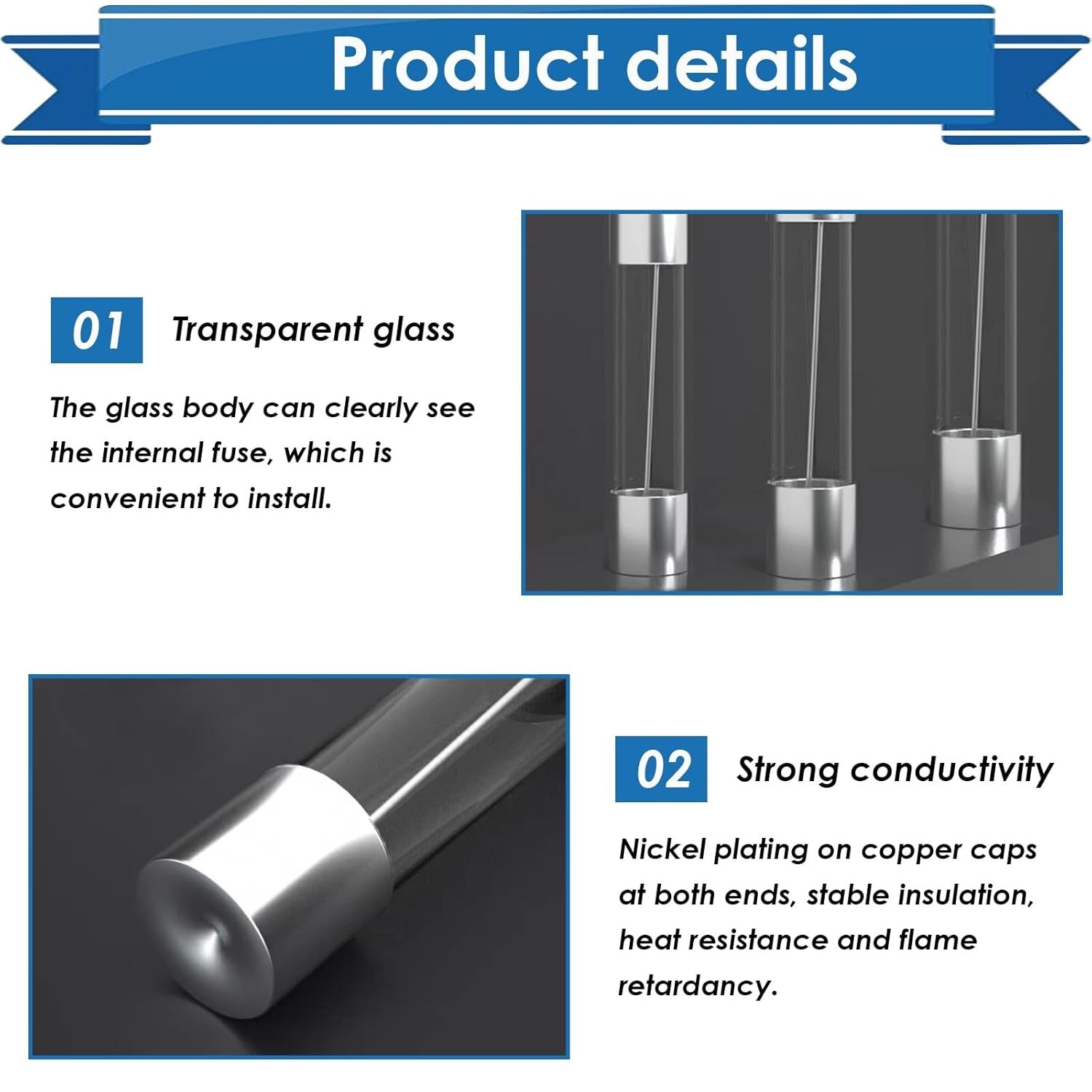 300 Pcs 15 Values 5 x 20mm Fast-Blow Glass Fuse Assortment 250V 0.1A Tube Fuses