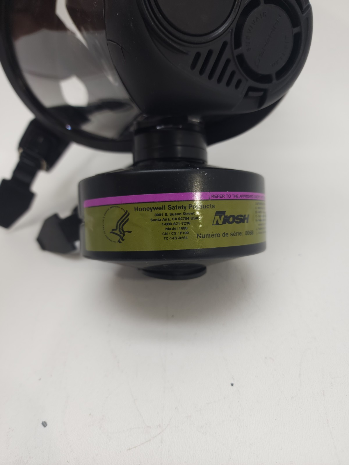 Honeywell North Survivair 7730 Full Face Respirator