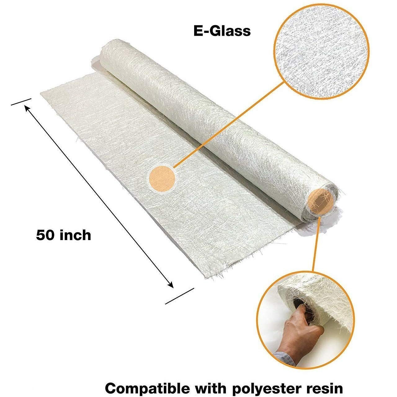 Fiberglass Chopped Strand Cloth, 1.5 oz, 50in x 10yd – Versatile Reinforcement