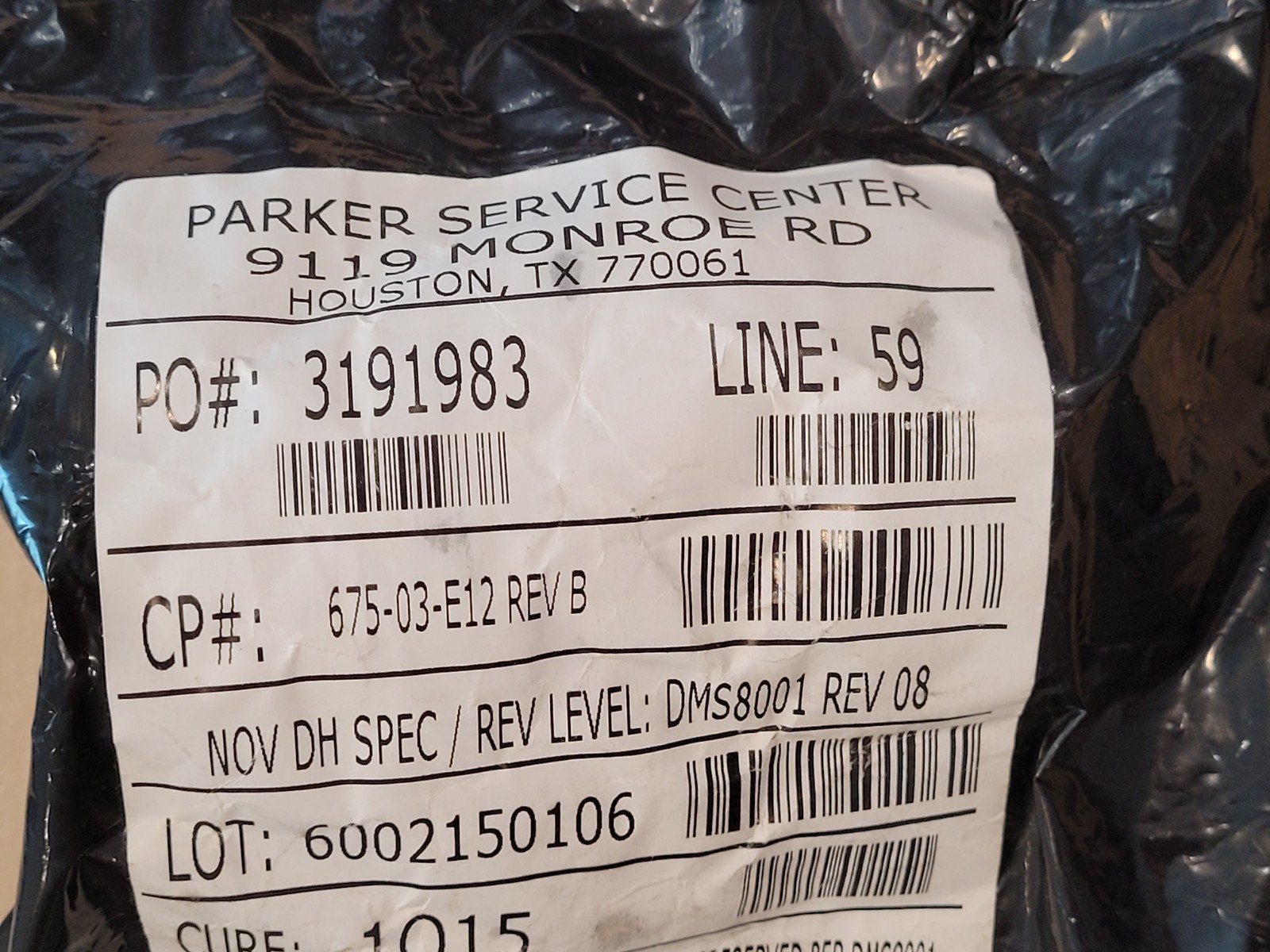 BO35970/AD NATIONAL OILWELL VARCO NOV RUBBER SEAL/GASKET
