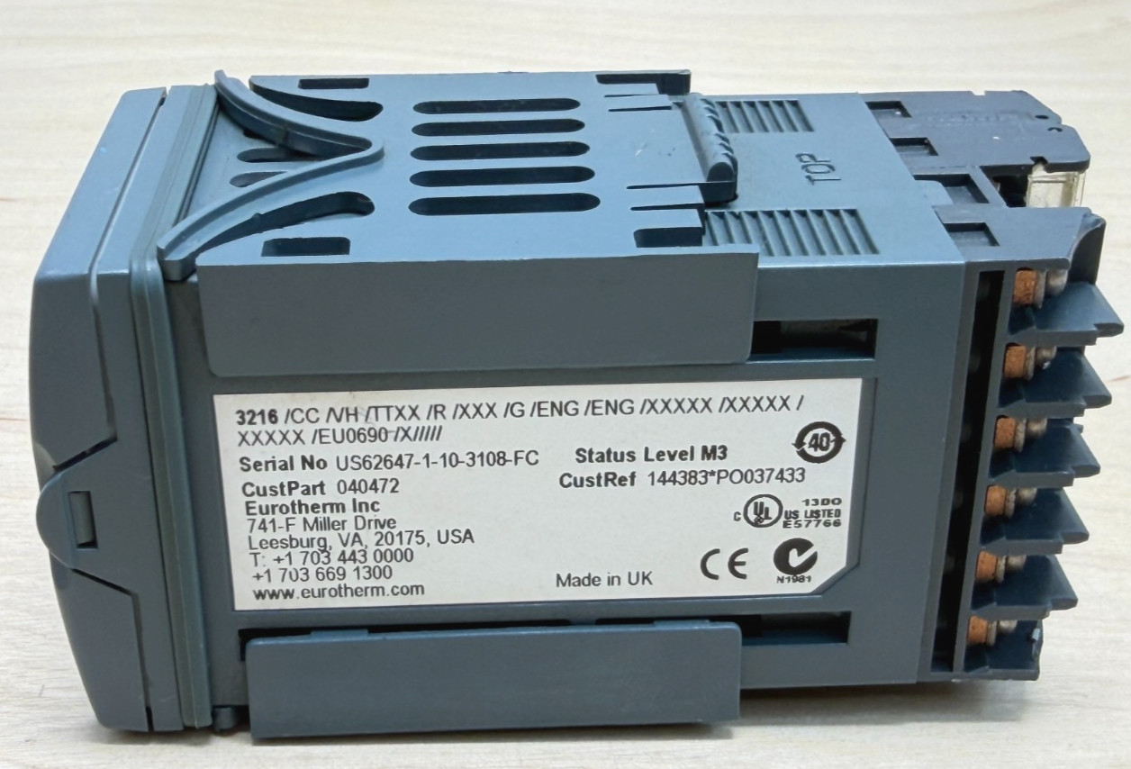 Eurotherm 3216 Temperature Controller, 3216/CC/VH/TTXX/R/XXX/G/ENG EU0690