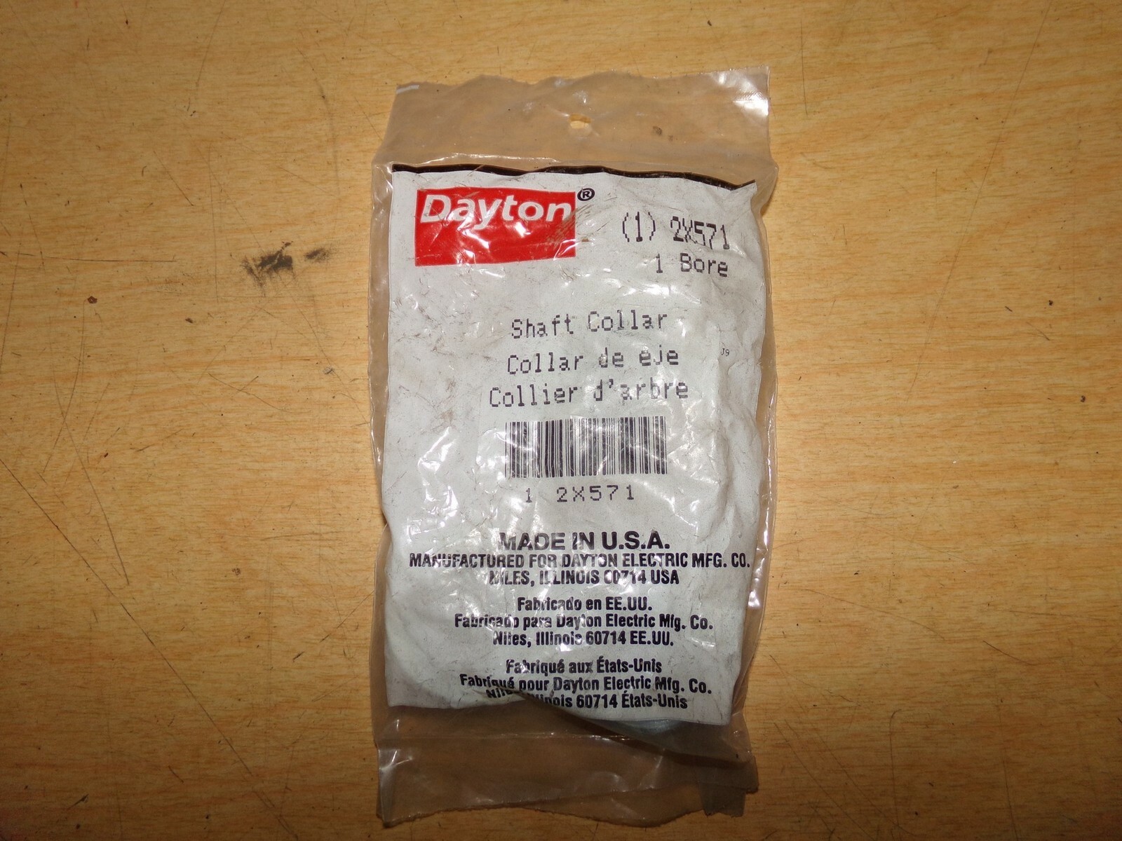 NEW Dayton 2X571 1″ Bore Shaft Collar 3-Pack *FREE SHIPPING*