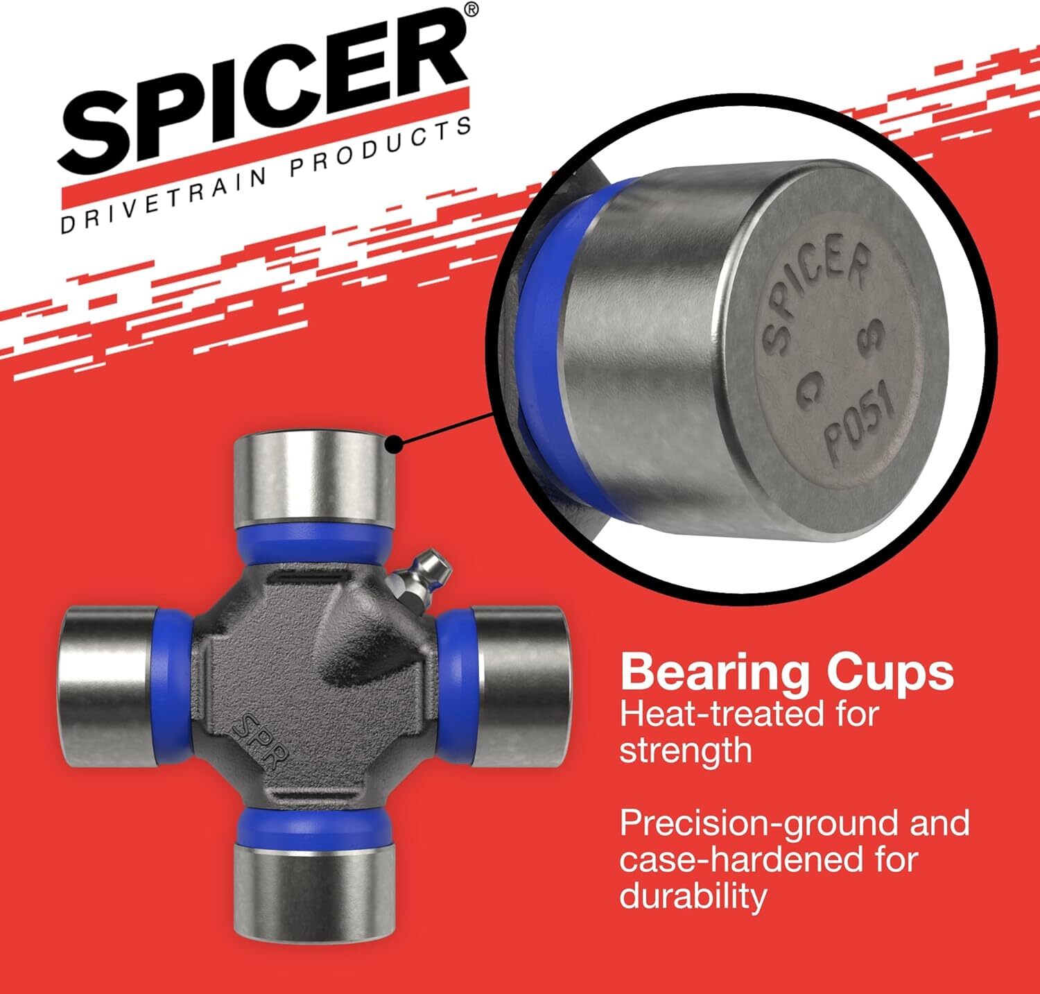 Spicer Greaseable Universal Joint 1330 1350 Series Osr Kit With Snap Rings