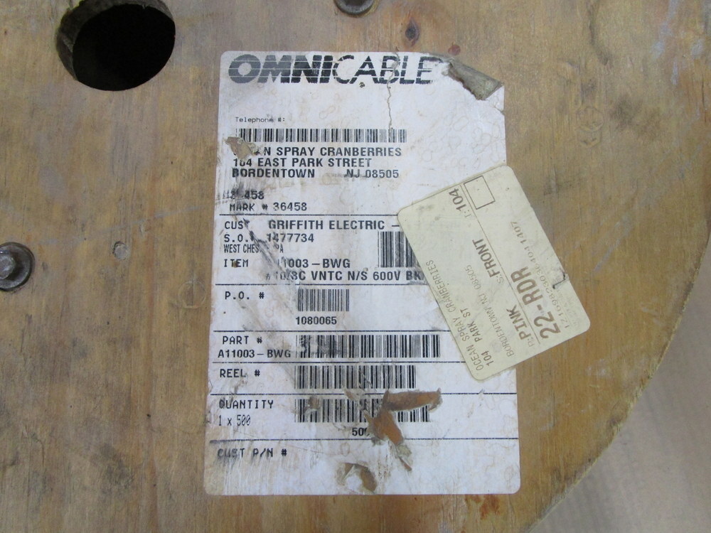 Omni Cable A11003-BWG 10 Gauge Cable A11003BWG