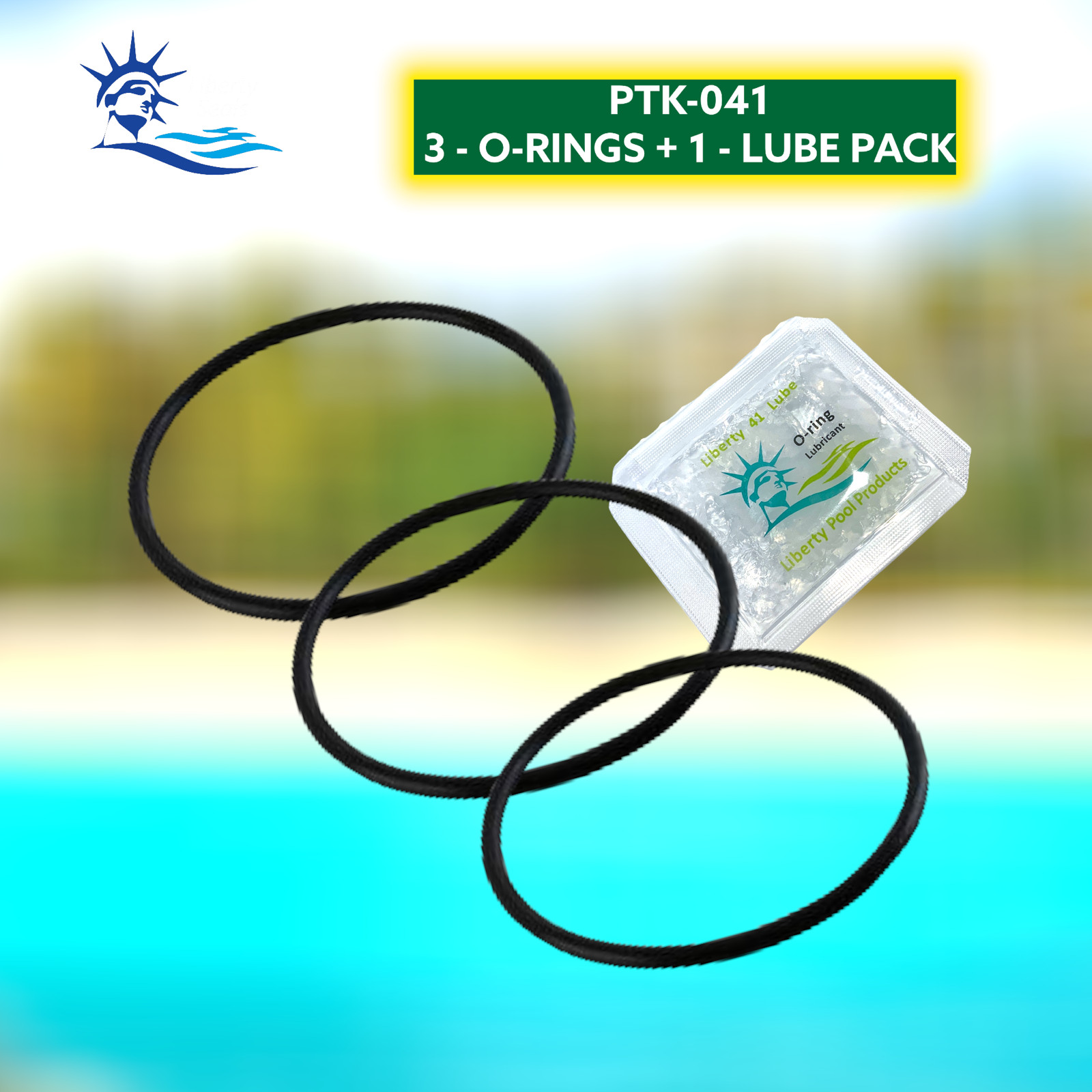 Monarch Old Style Impeller O-ring. 3-PACK + LUBE