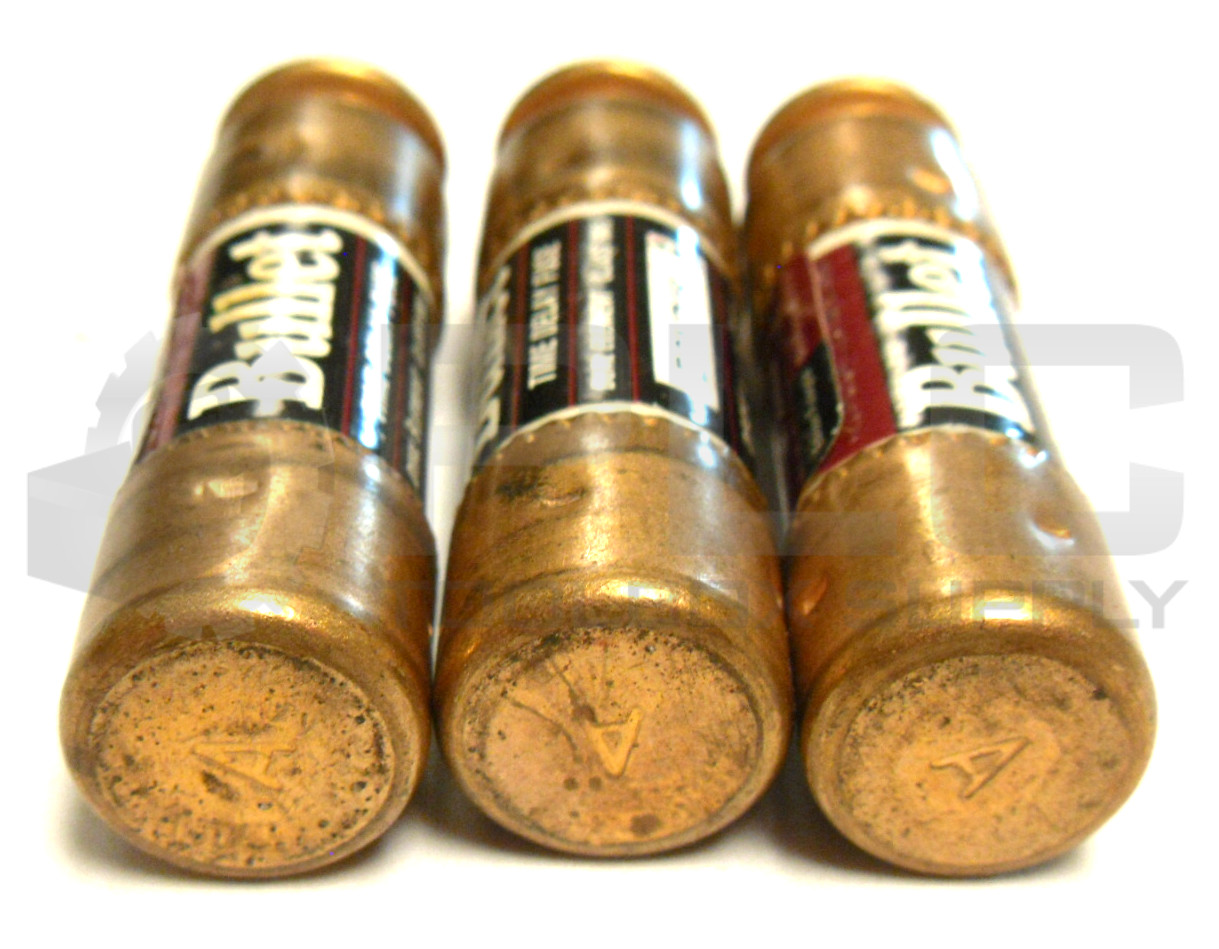NEW LOT OF 3 BULLET ECNR15 TIME DELAY FUSE DUAL ELEMENT CLASS RK5