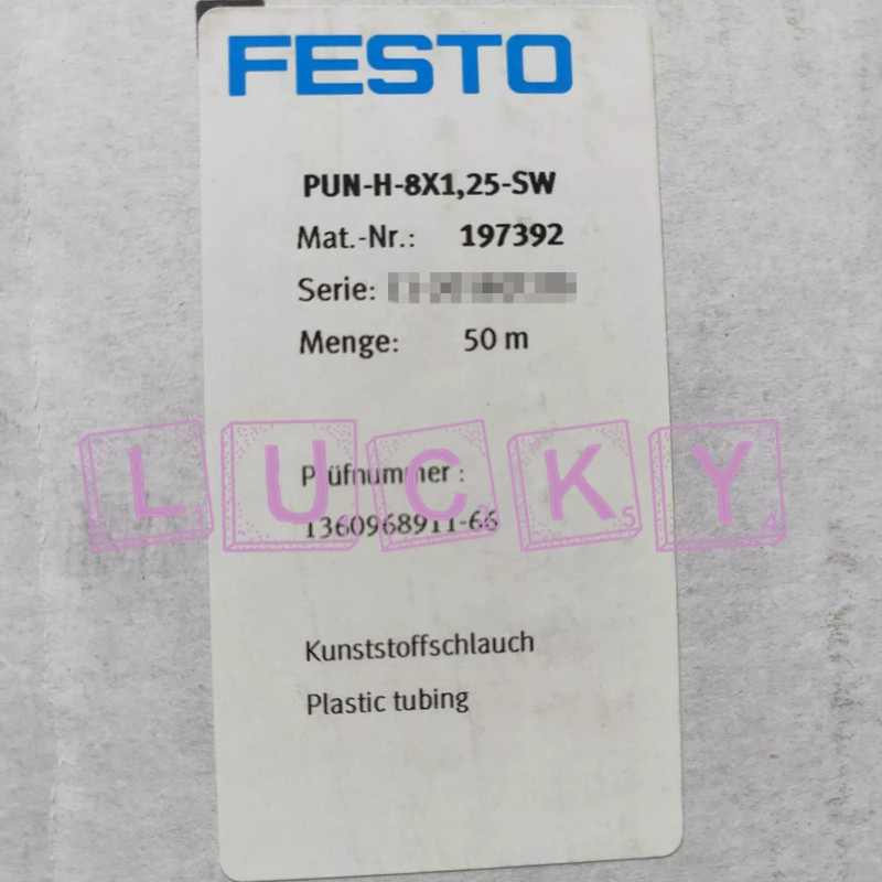 1PC NEW FOR FESTO PUN-H-8X1,25-SW 197392 Tracheal hose 50M replacement
