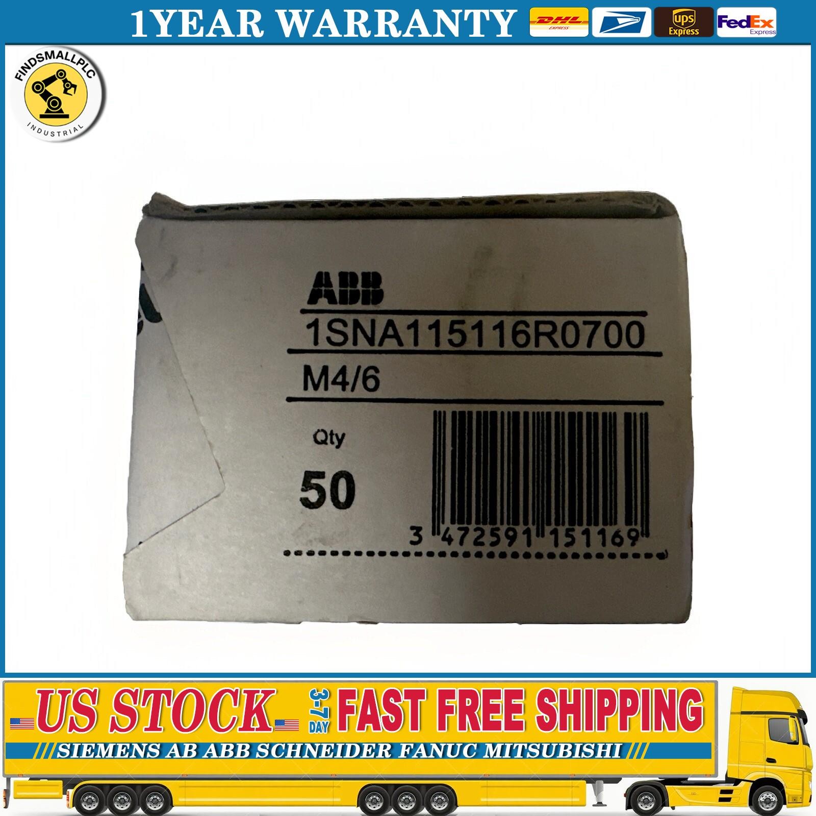NEW Box of 50 ABB Entrelec 1SNA115116R0700
