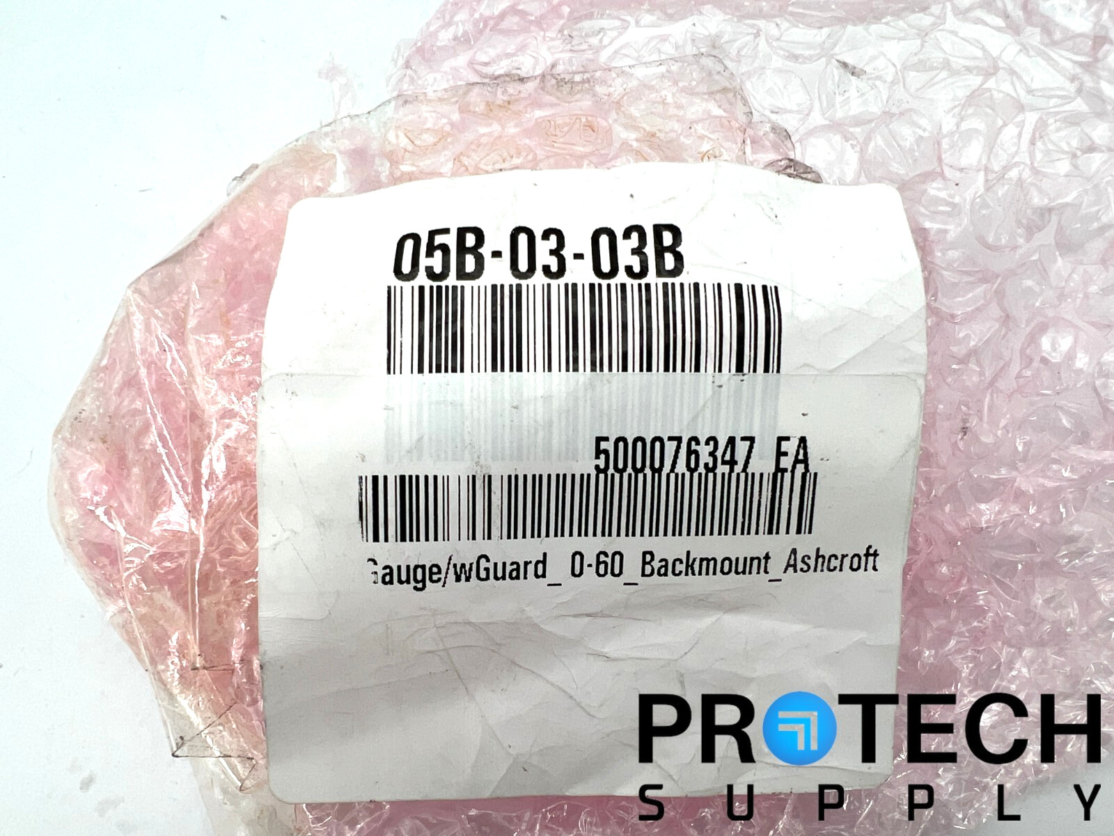 Ashcroft Welded AISI 316 Tube & Socket 05B-03-03B Gauge 0-60 PSI NEW w/ WARRANTY