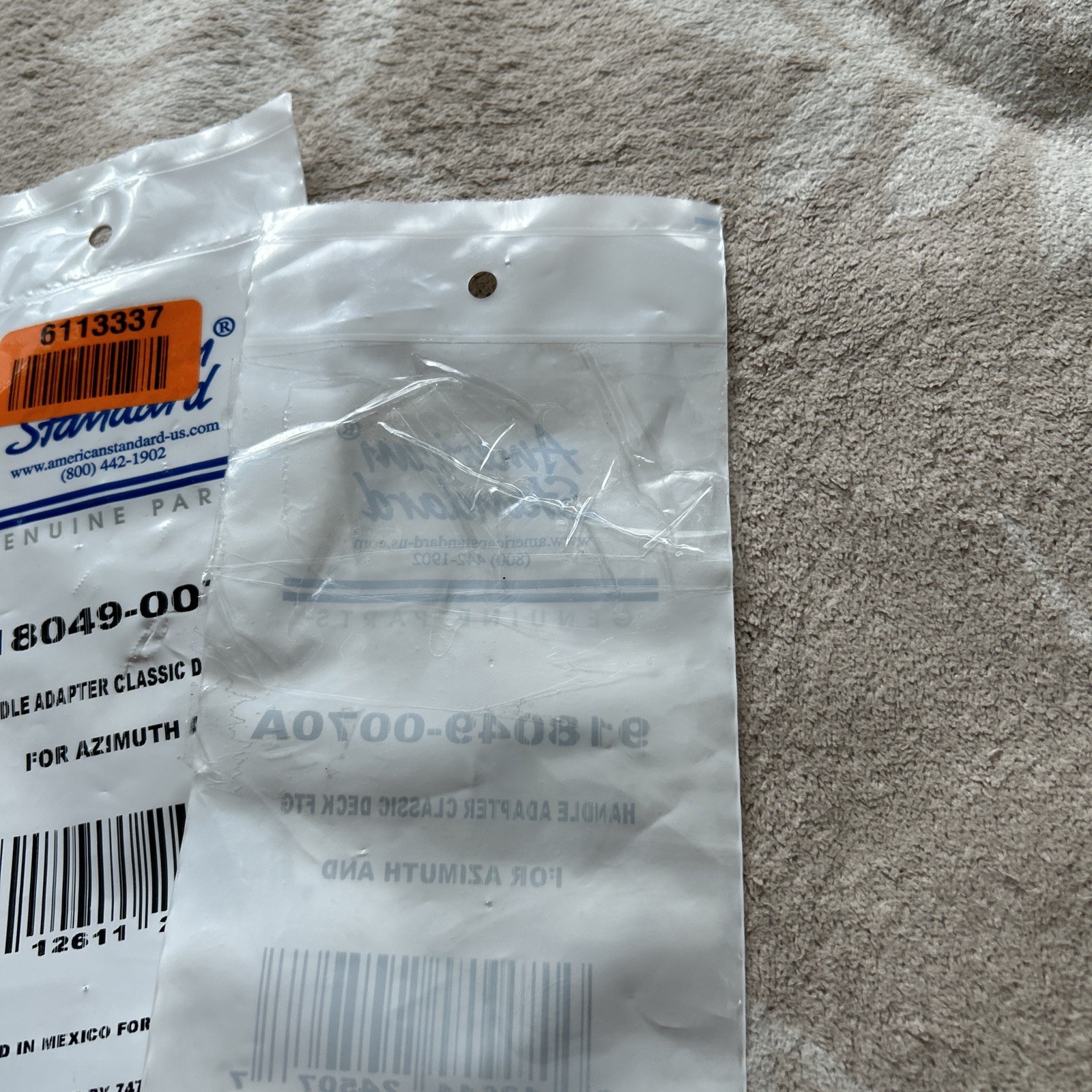 American Standard 918049-0070A Handle Adapter, Ravenna And Azimuth