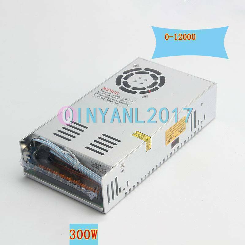 300W DC12-48V ER11 Spindle Motor 0.4Nm+Power Supply+Mount Bracket CNC Router Kit