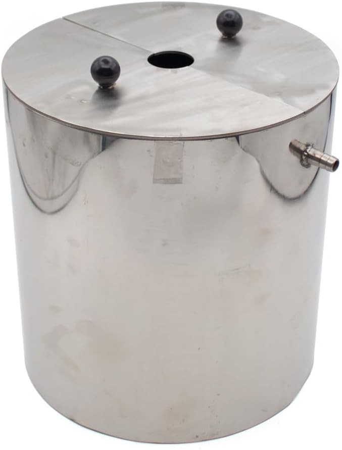 3L Lab Dispersion Tank Dual-Layer Stainless Steel Mixing Tank w/ Cooling Jacket