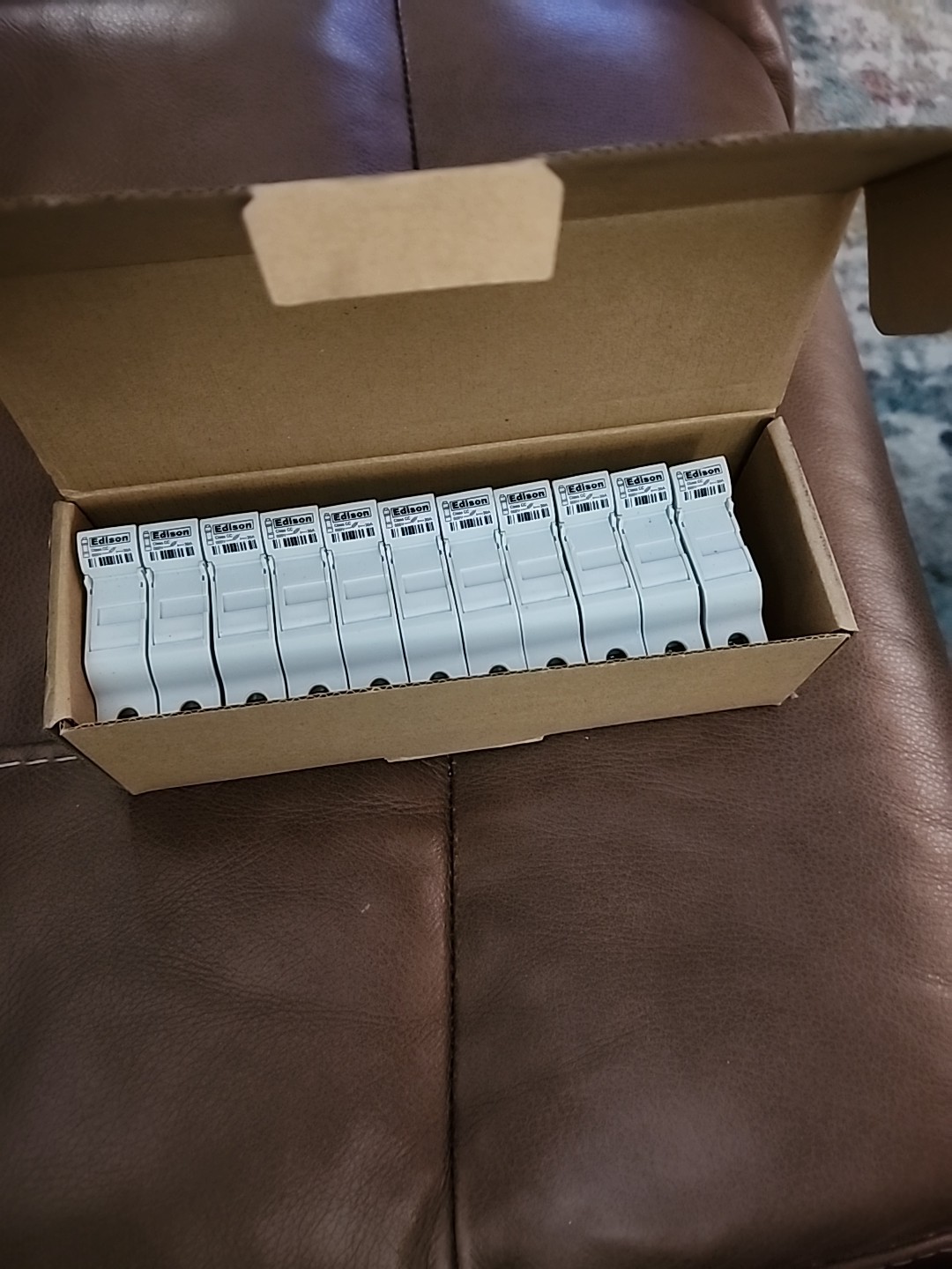 Box of 11 Total Edison EHCC EHCC1DU Fuse Holders 30A 600V 1-Pole – BRAND NEW