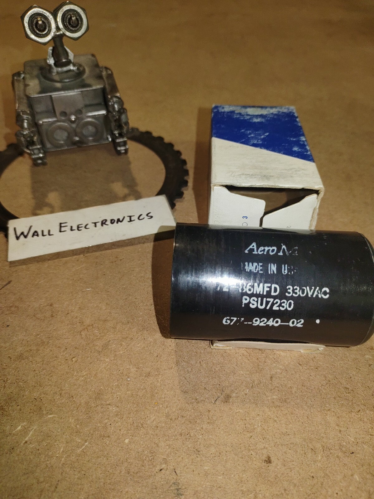 5X567A MOTOR START CAPACITOR 72-86 MFD, 330VAC, 50/60HZ =NIB=