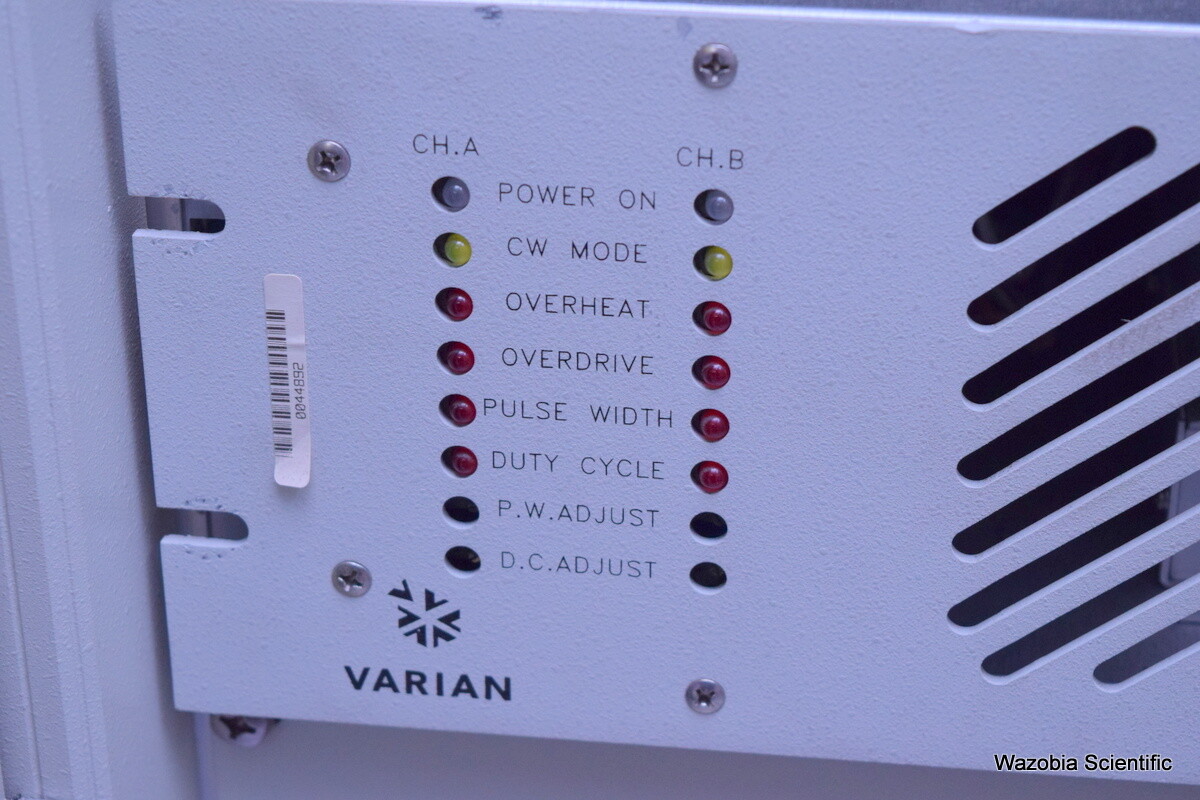 VARIAN UNITY INOVA NMR SPECTROMETER CONTROL CONSOLE L700 3900-11 AMPLIFIER