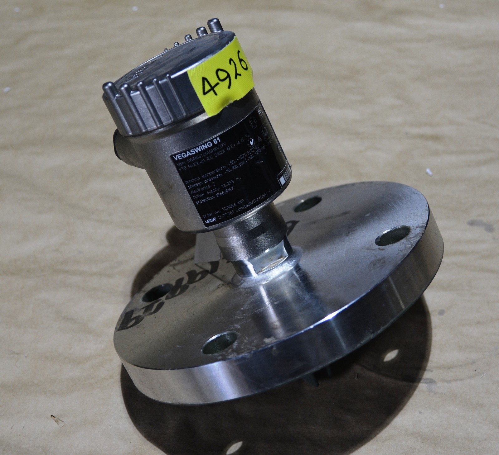 Vegaswing 61 CIAGHXVZXV vibrating fork level switch sensor Rated Ex ia IIC T6