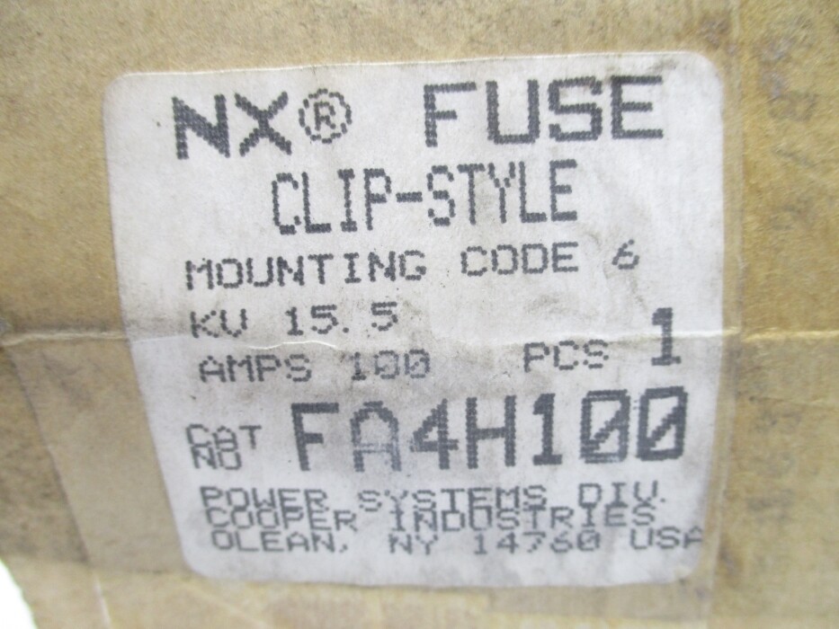 MCGRAW-EDISON FA4H100 NSMP