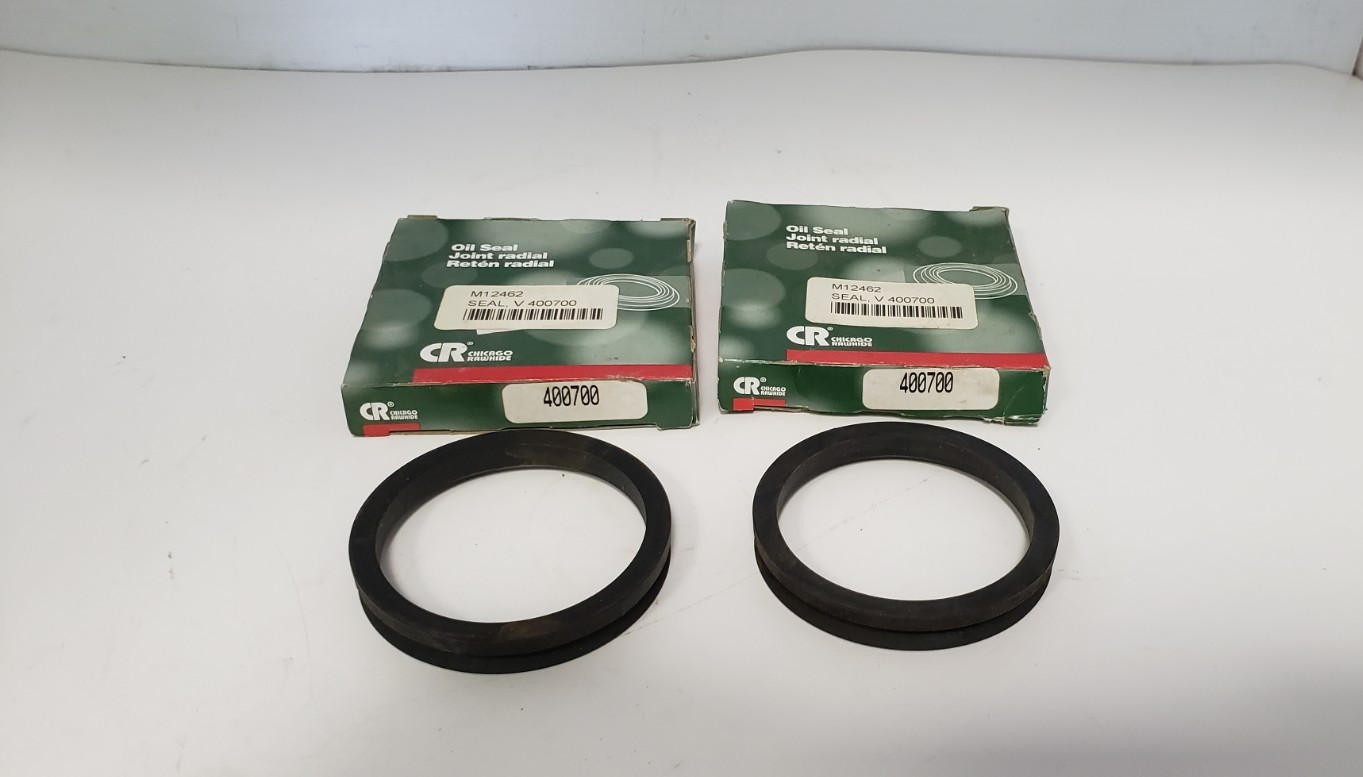 CHICAGO RAWHIDE 400700 NITRILE V-RING OIL SEAL (LOT OF 2) NIB