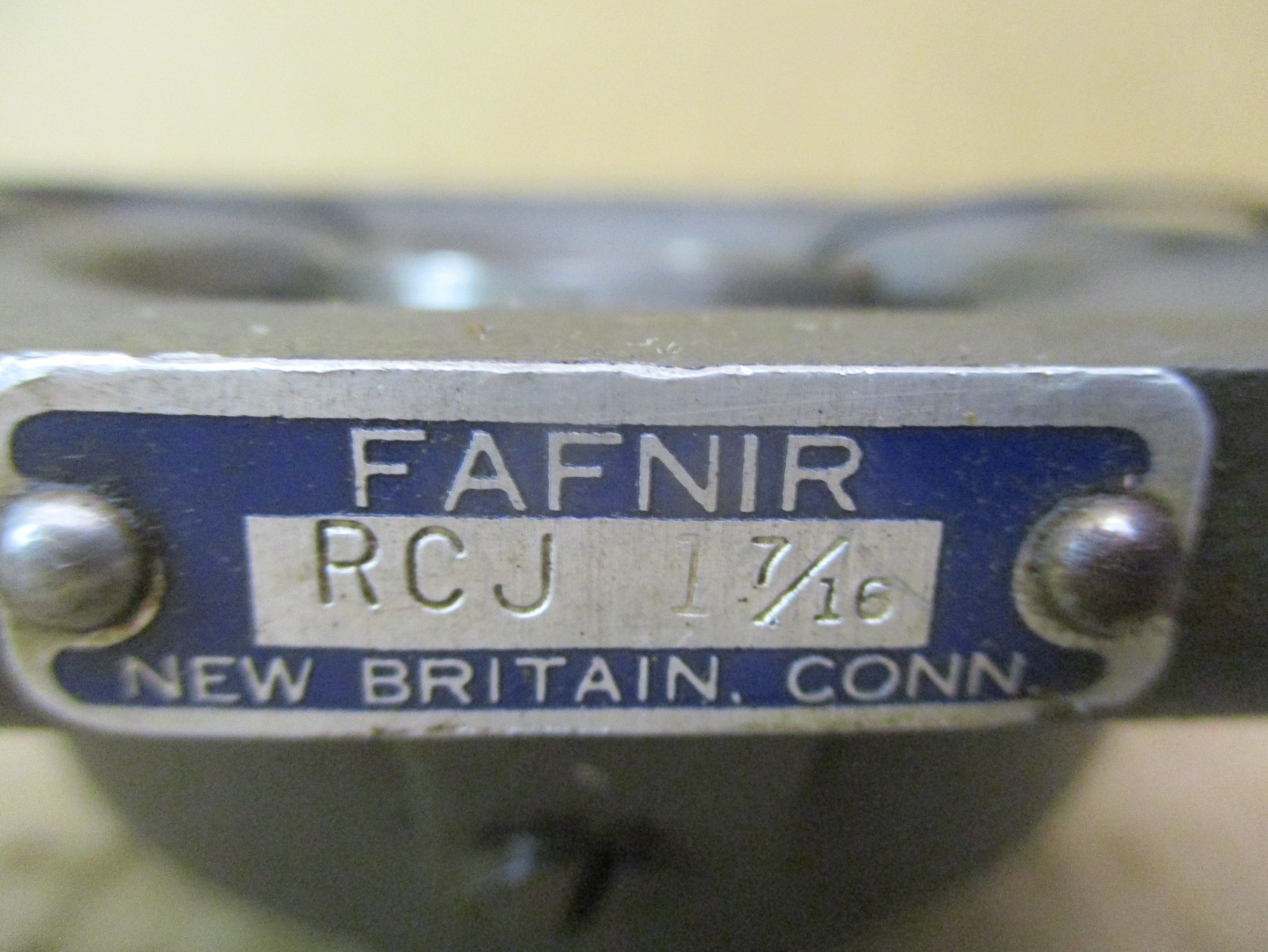 Fafnir RCJ 1-7/16″ T 16617A S1107KC1 G1107KRRB 53422ISU