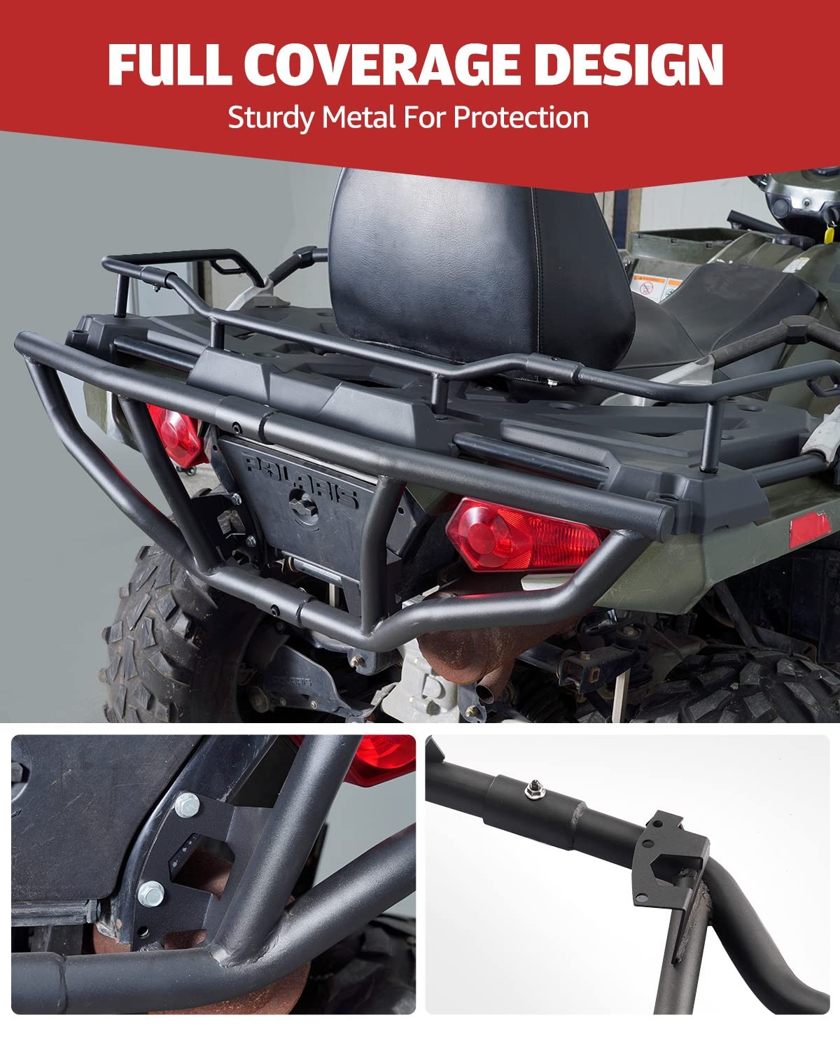 A & UTV PRO Rear Bumper for 2014-2022 Polaris Sportsman Touring 570 450 HO Ac…