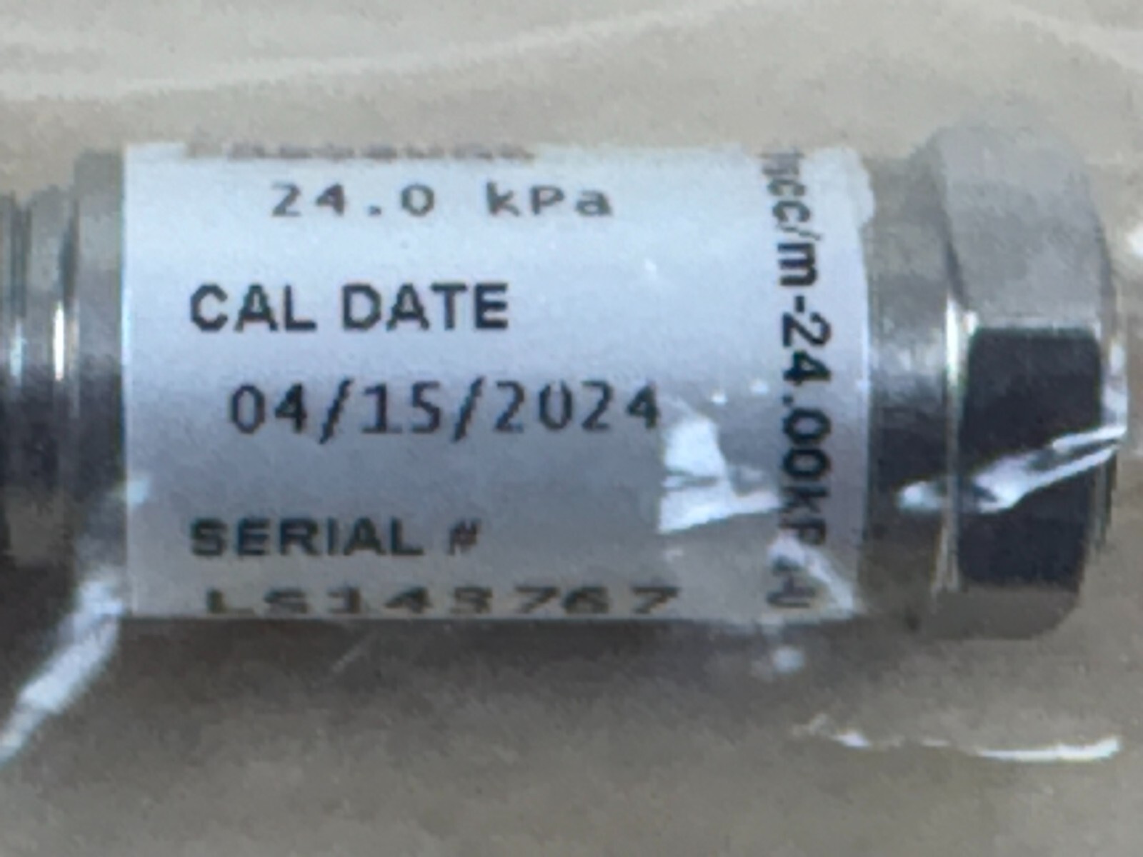 Cincinnati CTS Fixed Leak Orifice Standard, 64.30 scc/m @ 24.0 kPa, 520-64.39