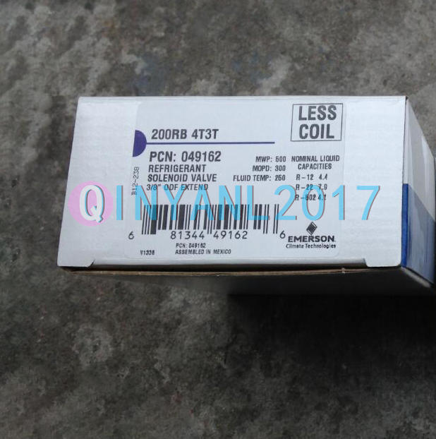 1PC New Emerson 200RB 4T3T Solenoid Valve Fast delivery 200RB4T3T