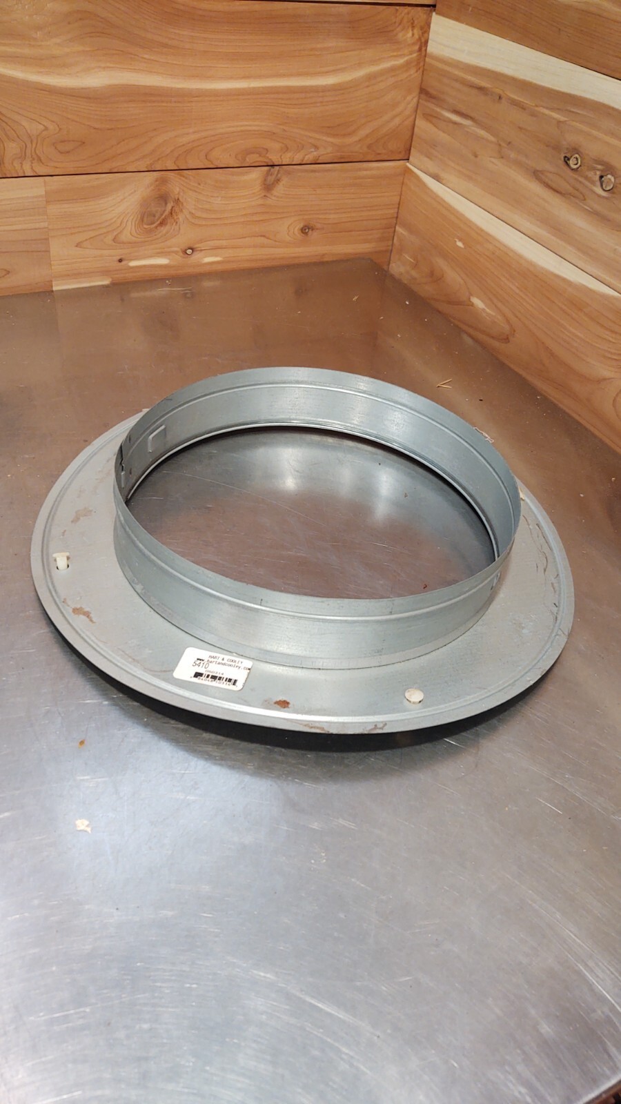Hart & Cooley 5410 Collar Ring Snap In 10″ Steel