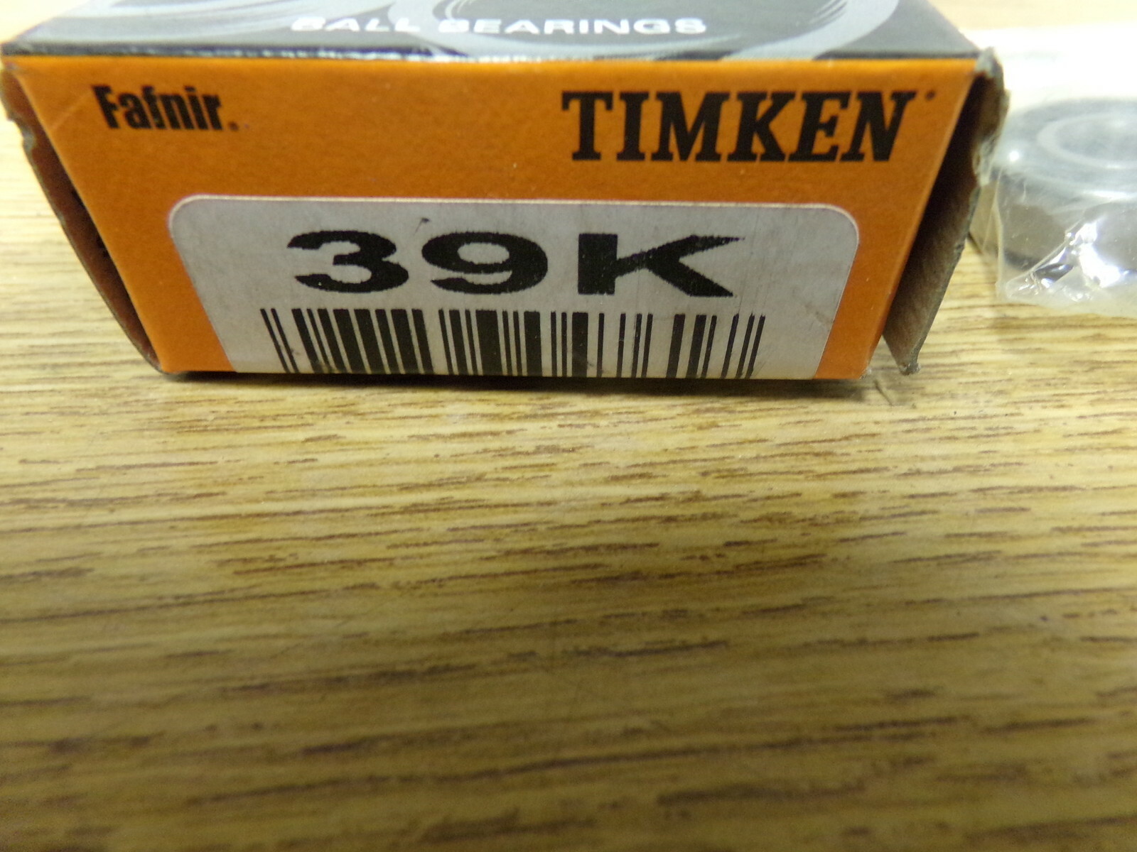 NEW Timken Fafnir 39 K 39K Z1 FS50000 09U 167 R23576 Ball Bearing