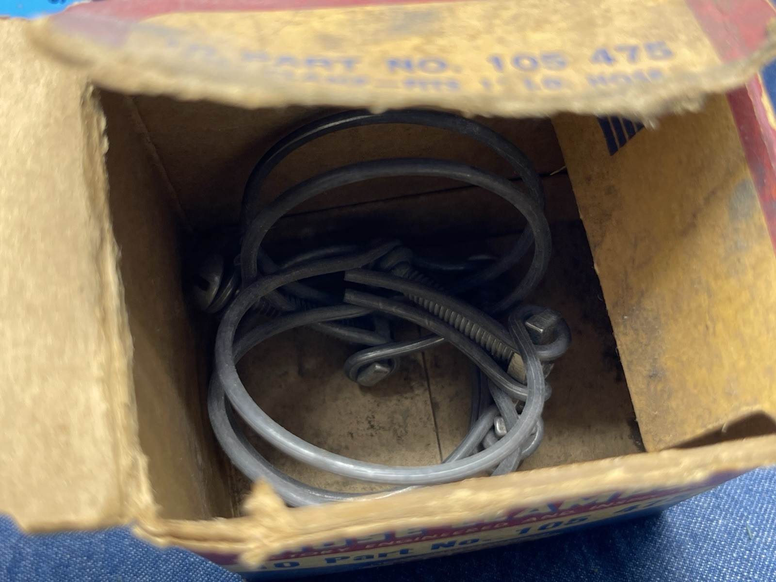 LOT OF 2 MOPAR HOSE CLAMPS