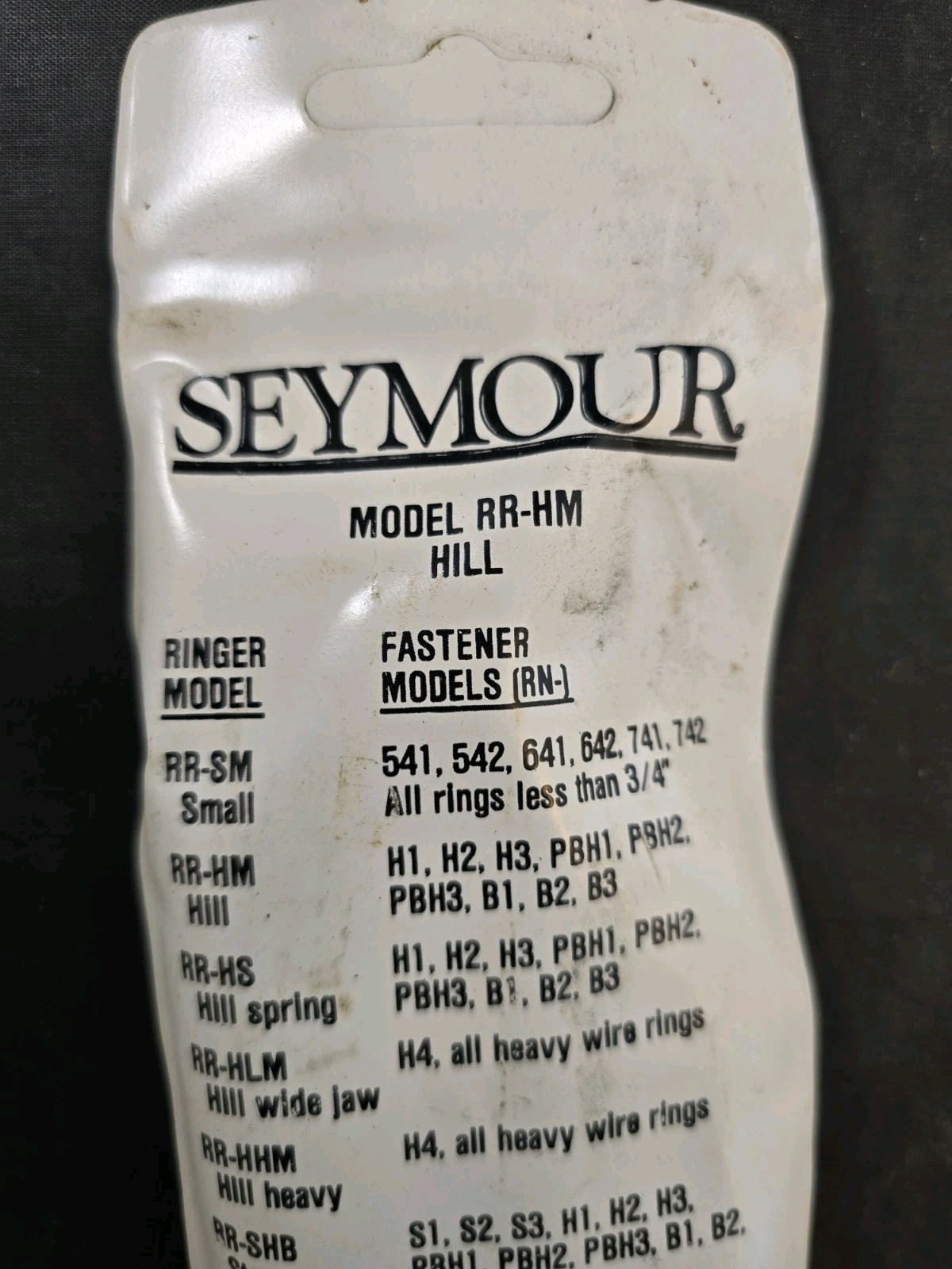 SEYMOUR Ringer Pliers Model: RR-HM HILL