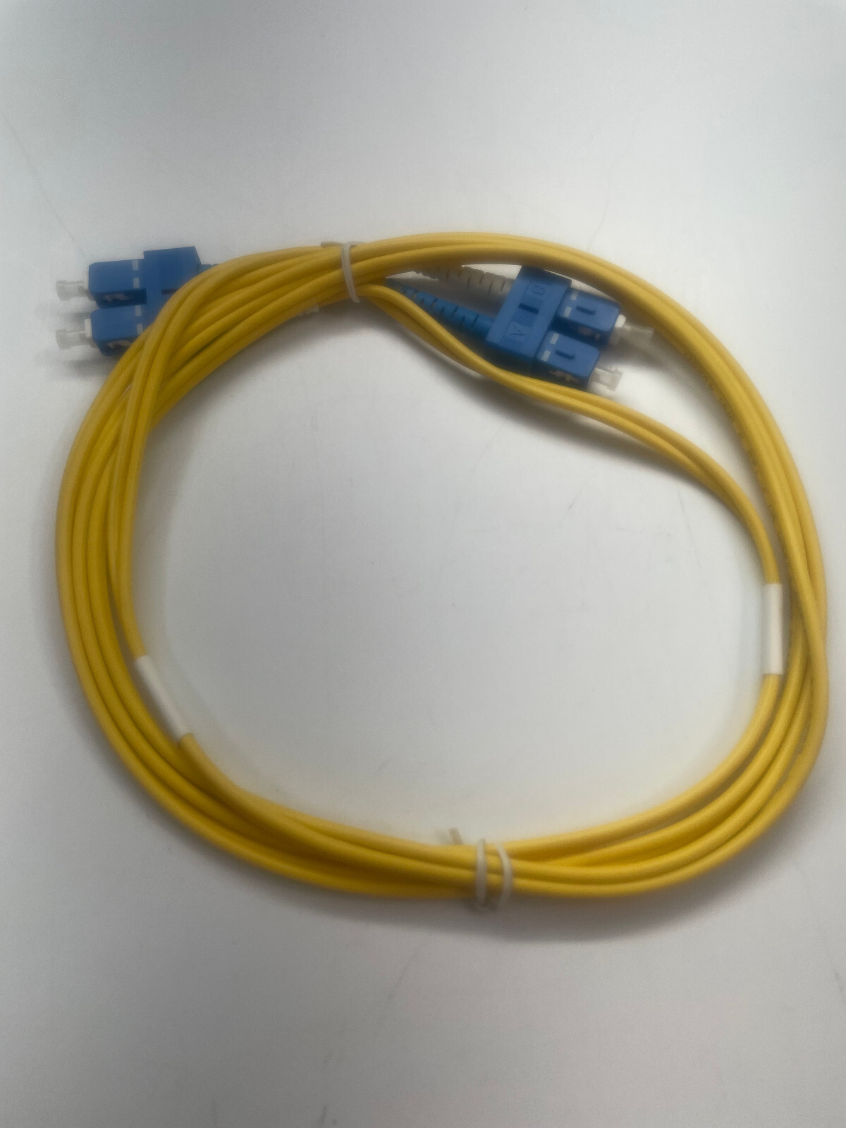 Lynn Electronics SCSCDUPSM-2M 9/125 Yellow Duplex Single-Mode Fiber Optic Patch