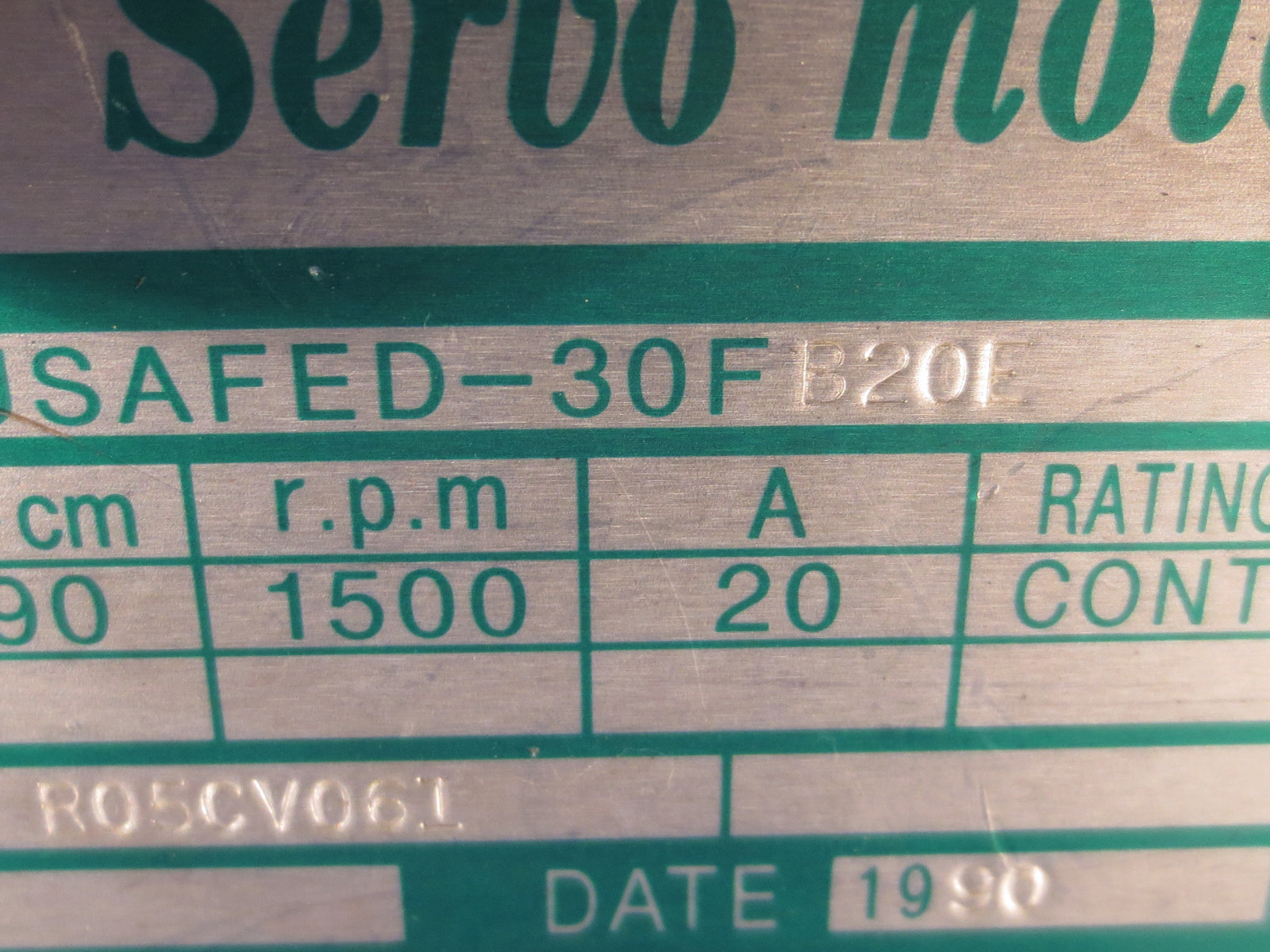 *SPECIAL PRICE*YASKAWA AC MOTOR USAFED-30FB20E OPTICAL ENCODER UTOPI-500UB