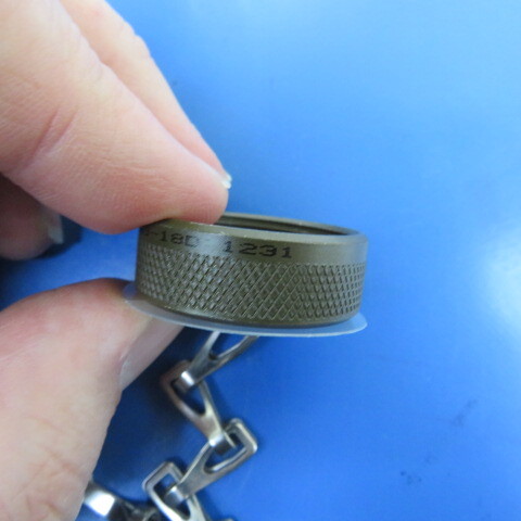 GLENAIR MS25043-18D Qty of 1 per Lot RECEPTACLE PROTECTIVE CAP ALUMINIUM ALLOY
